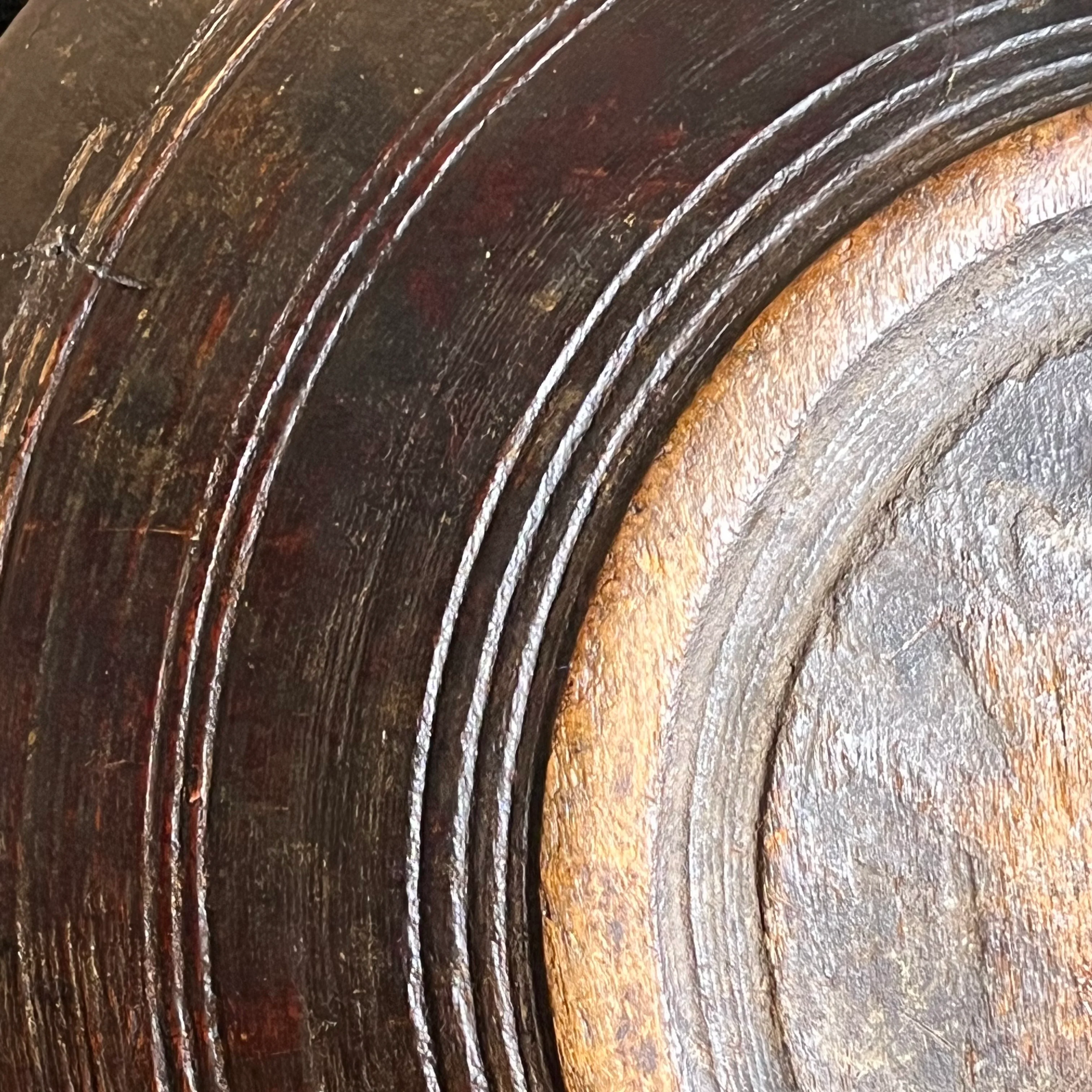 An Early English Turned Applewood Dairy Bowl, Late 17th or earlier - Image 11