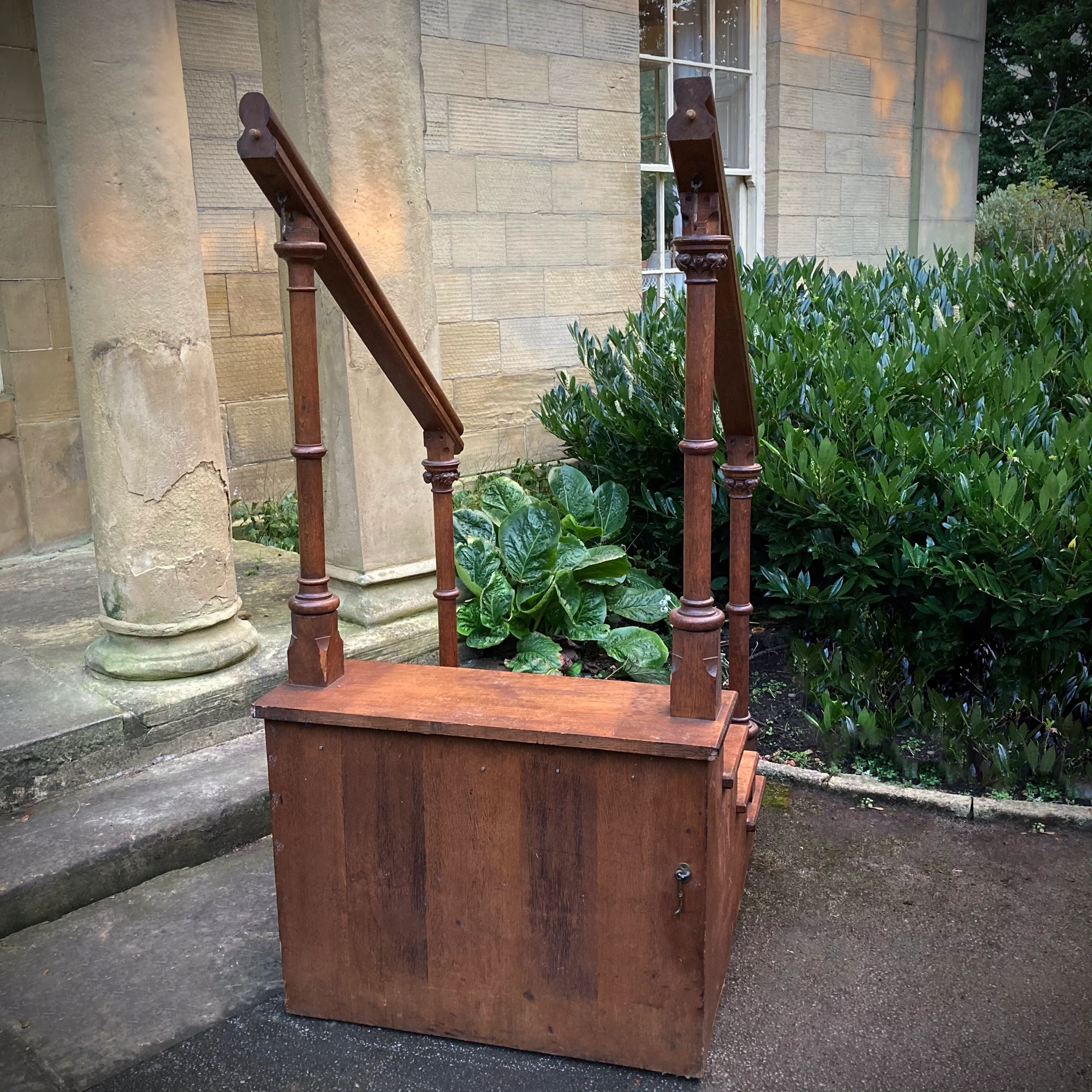 Arts & Crafts Library Steps c.1890 - Image 3