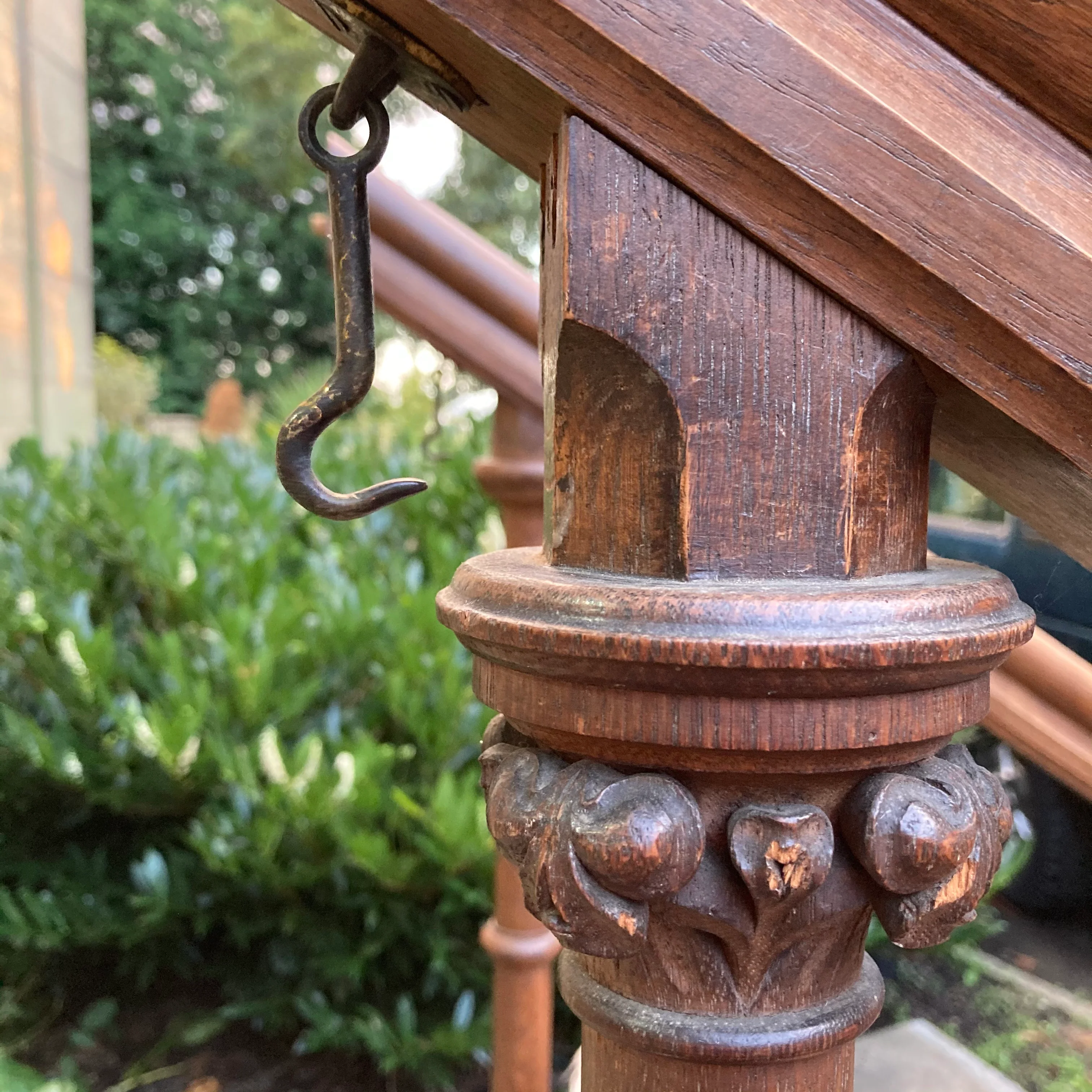 Arts & Crafts Library Steps c.1890 - Image 6