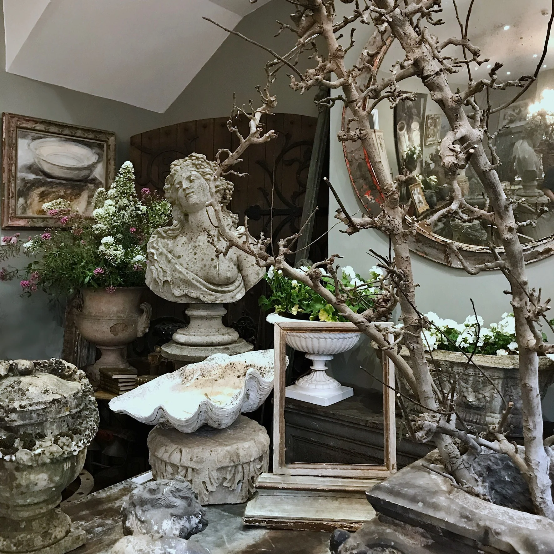 Bacchante Nymph Bust and pedestal - Image 6