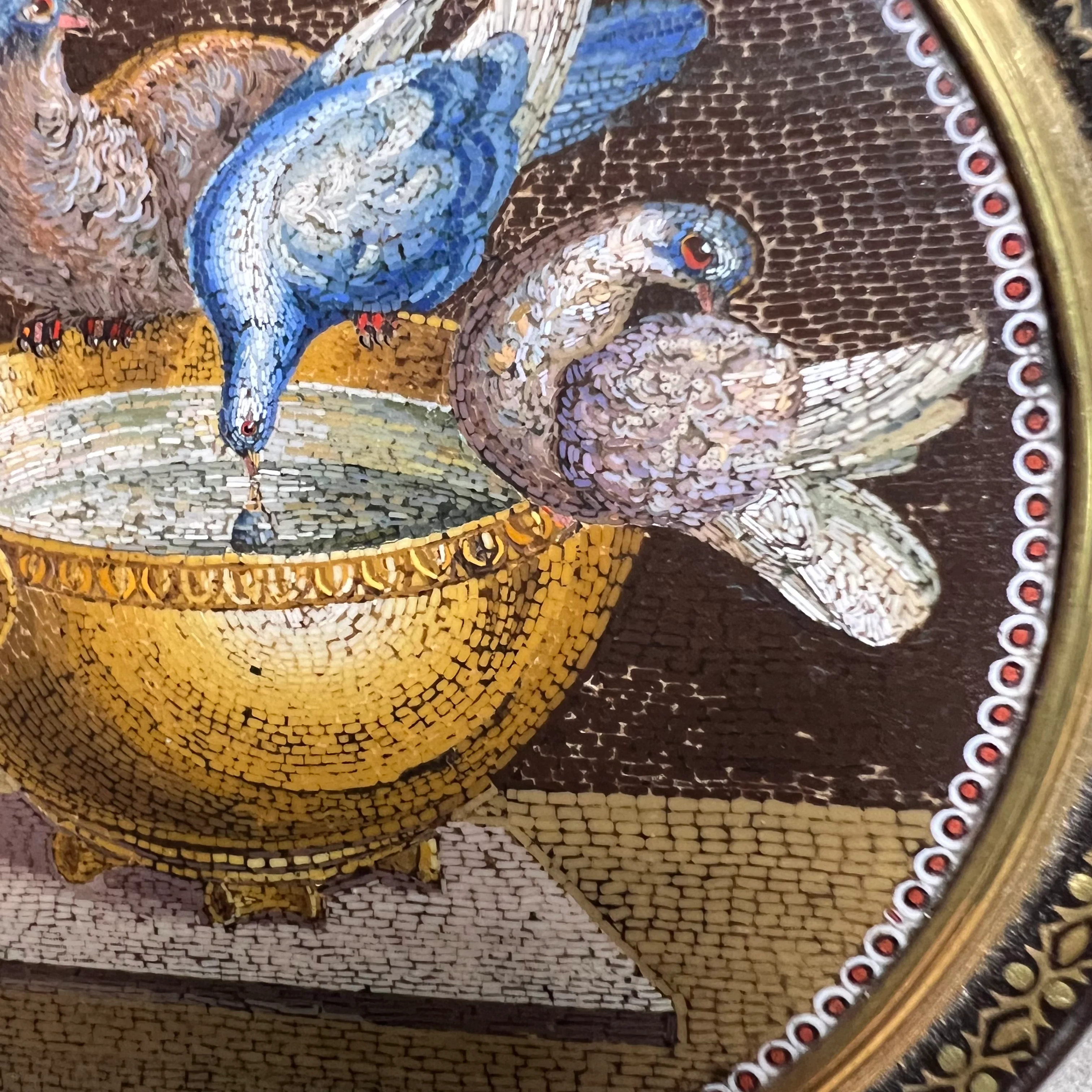 18th-Century Roman Micromosaic Snuff Box – Doves of Pliny, Attributed to Circle of Giacomo Raffaelli c.1780-1800 - Image 27