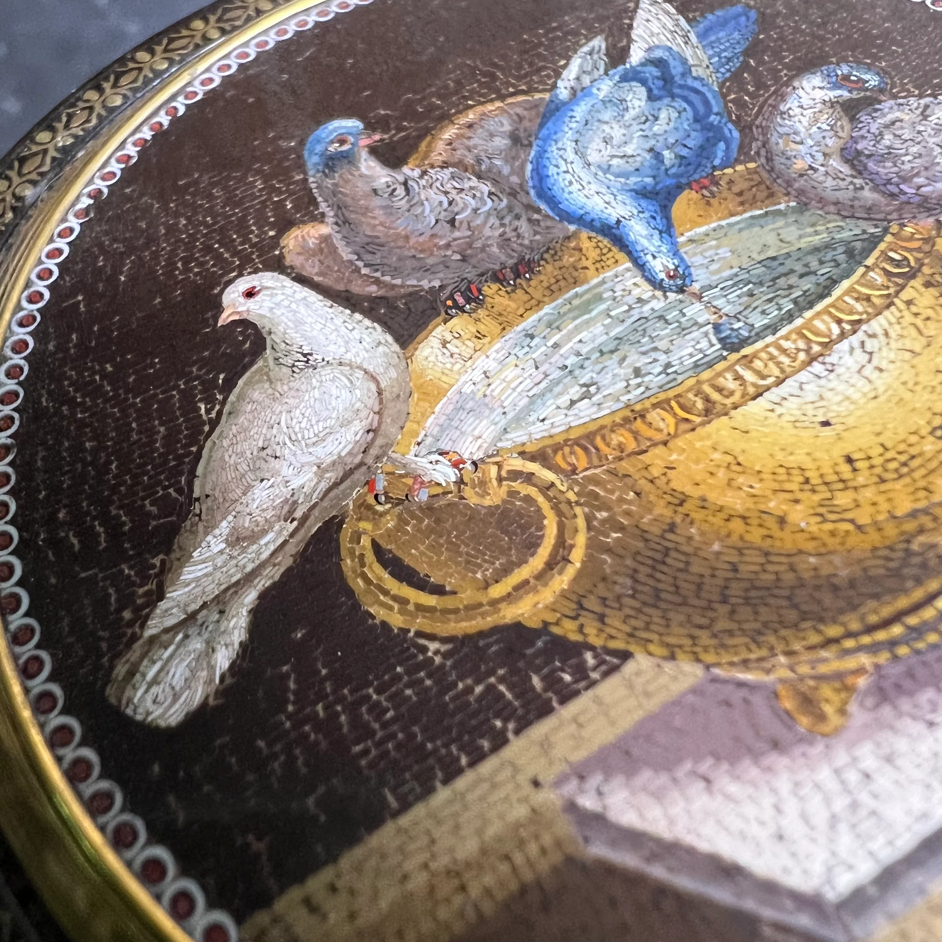 18th-Century Roman Micromosaic Snuff Box – Doves of Pliny, Attributed to Circle of Giacomo Raffaelli c.1780-1800 - Image 31