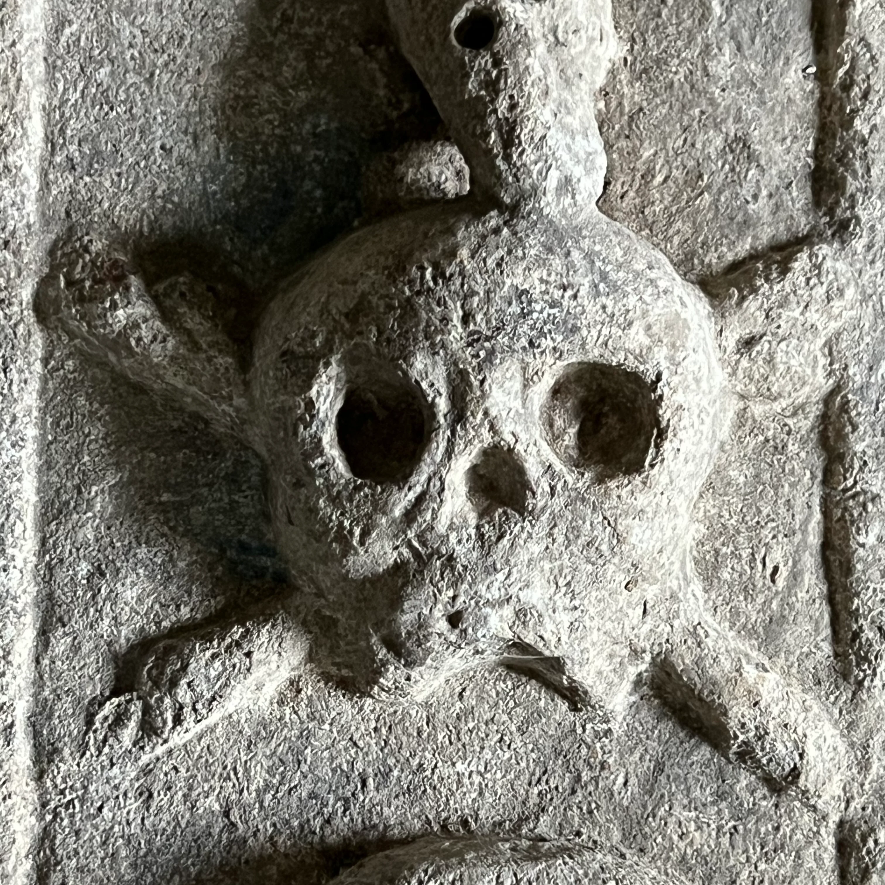 Carved Stone Italian Plague Marker d.1654 - Image 18