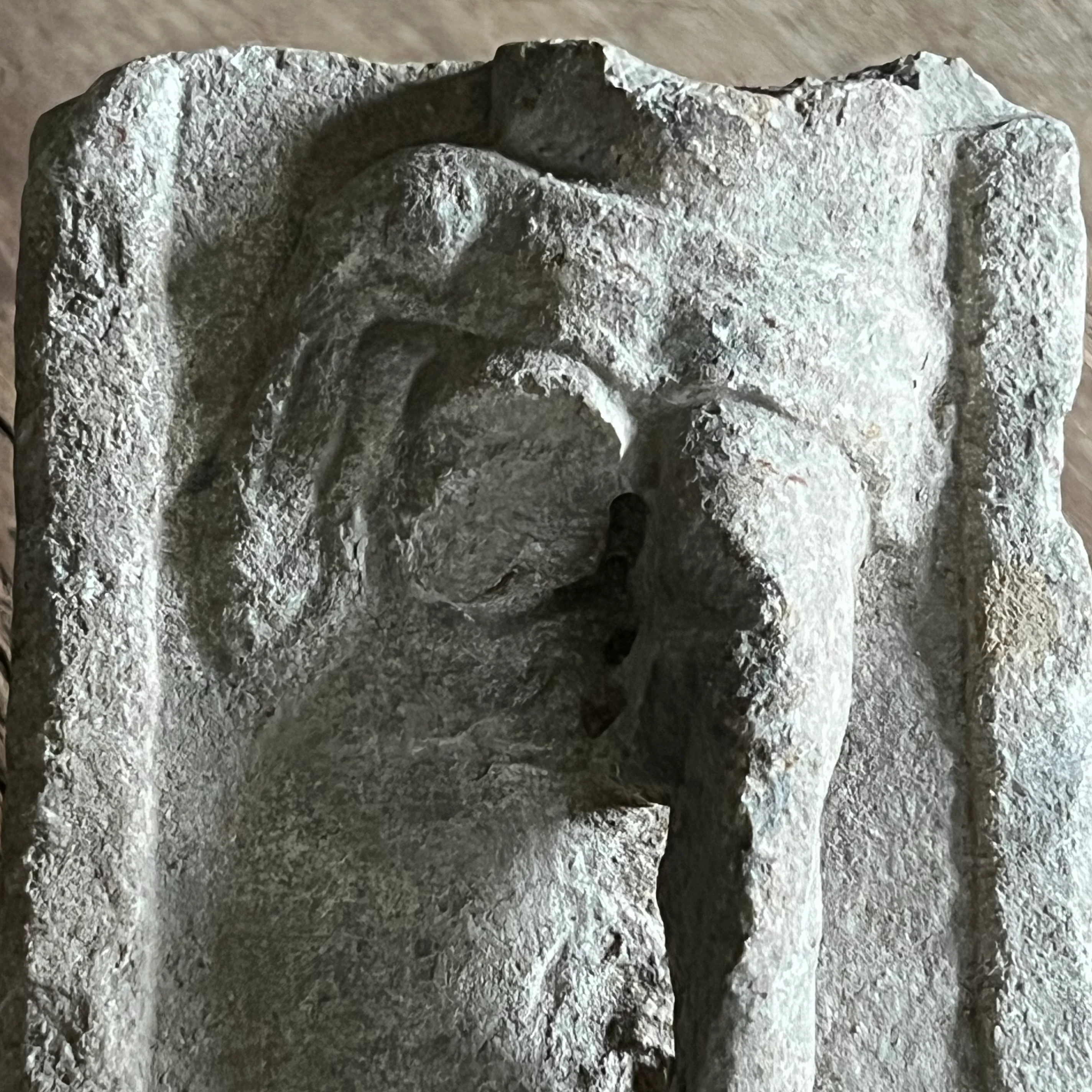 Carved Stone Italian Plague Marker d.1654 - Image 7