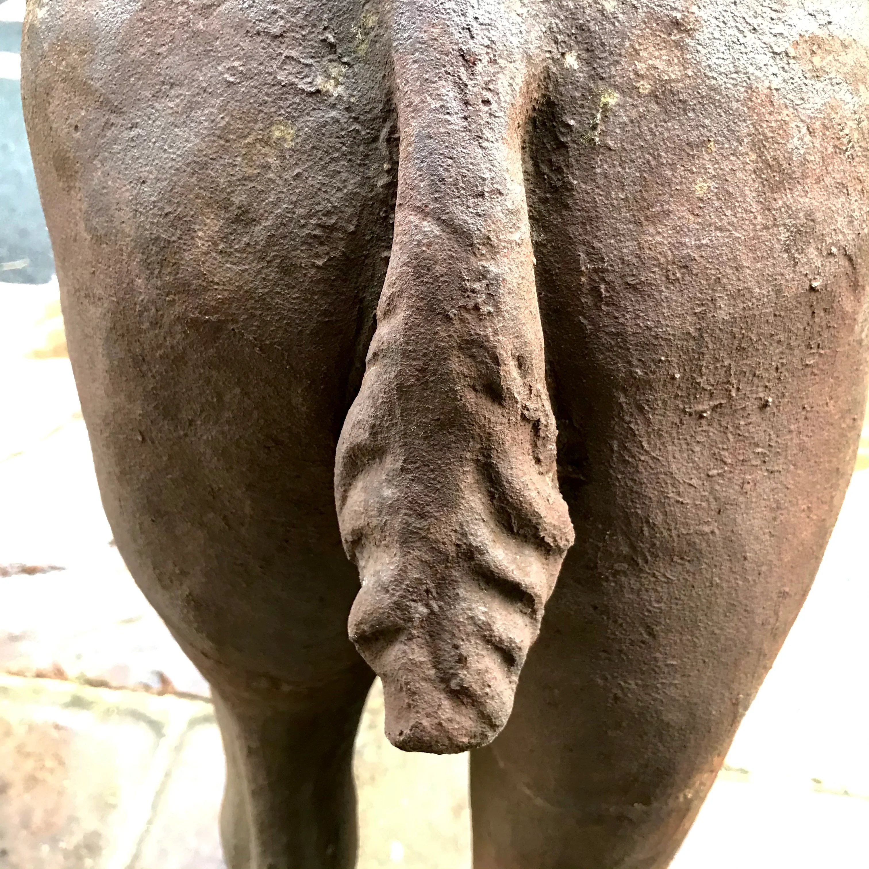 Cast Iron Red Doe Deer By The Robert Wood Foundry c.1860 - Image 5