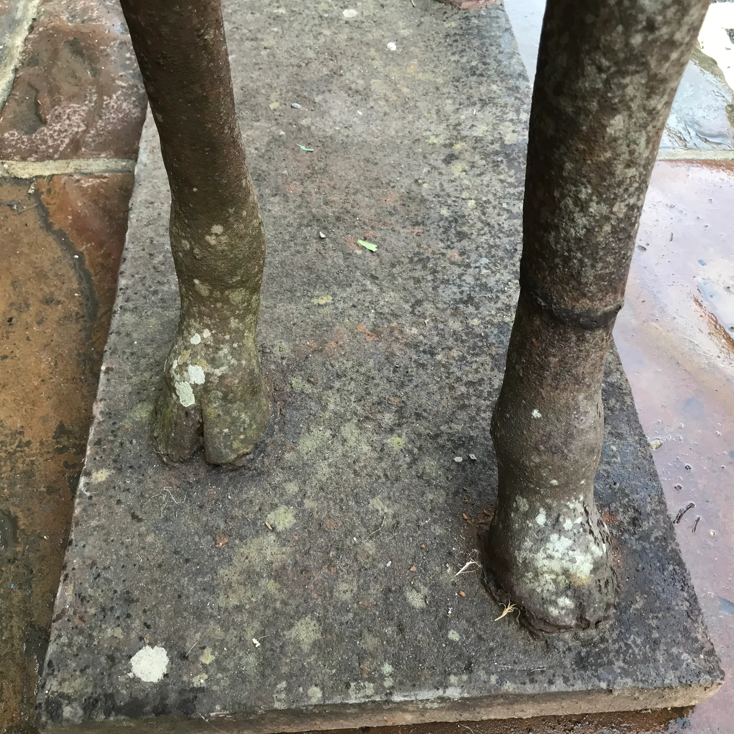 Cast Iron Red Doe Deer By The Robert Wood Foundry c.1860 - Image 6