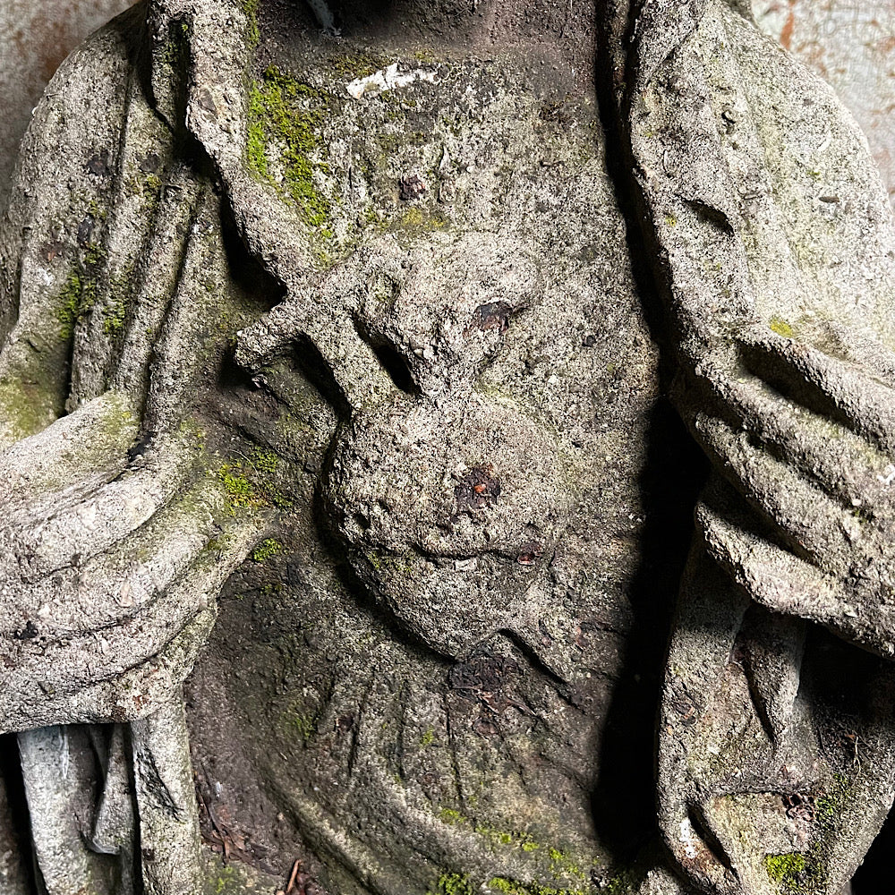 French Limestone Statue of the Madonna c.1780 - Image 11