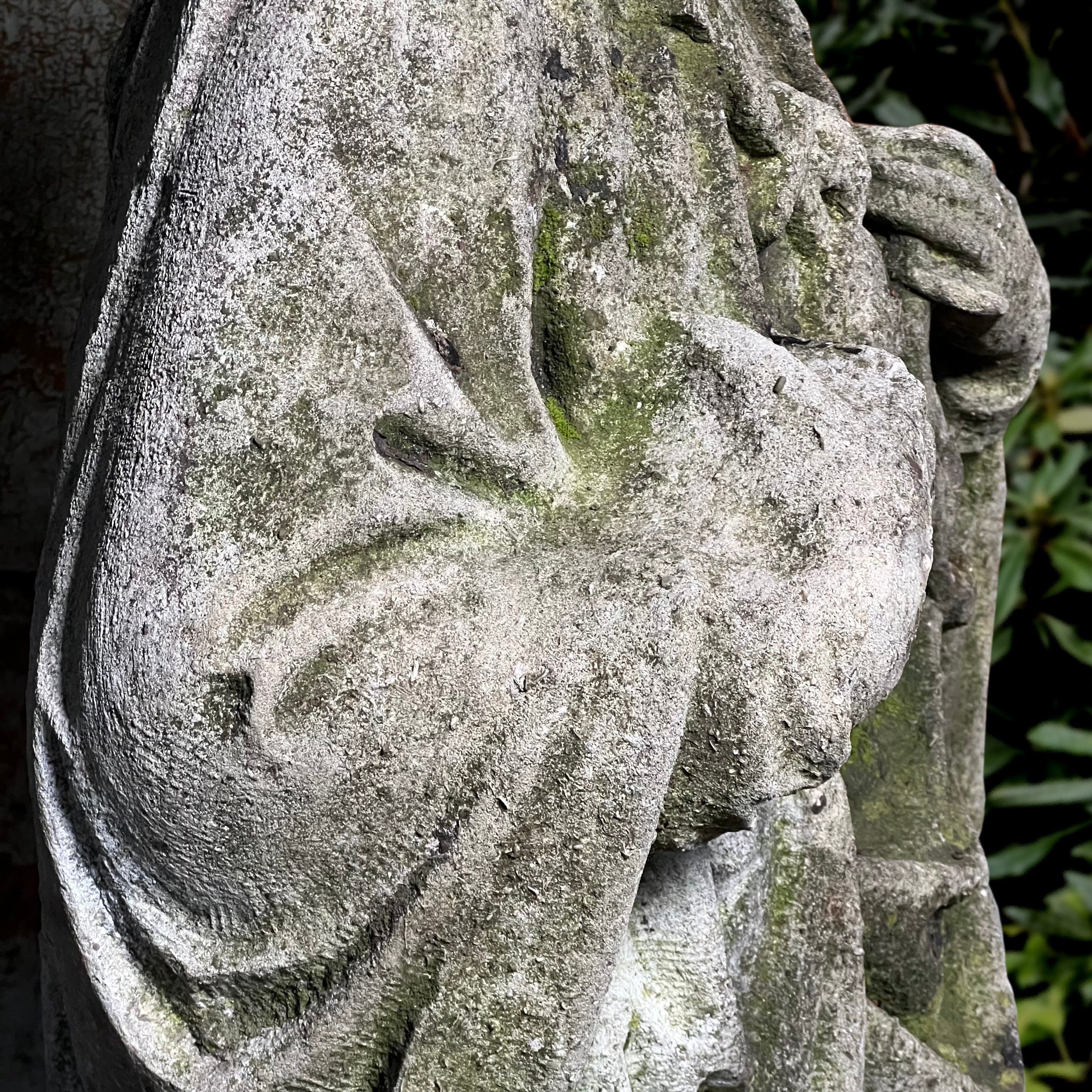 French Limestone Statue of the Madonna c.1780 - Image 20