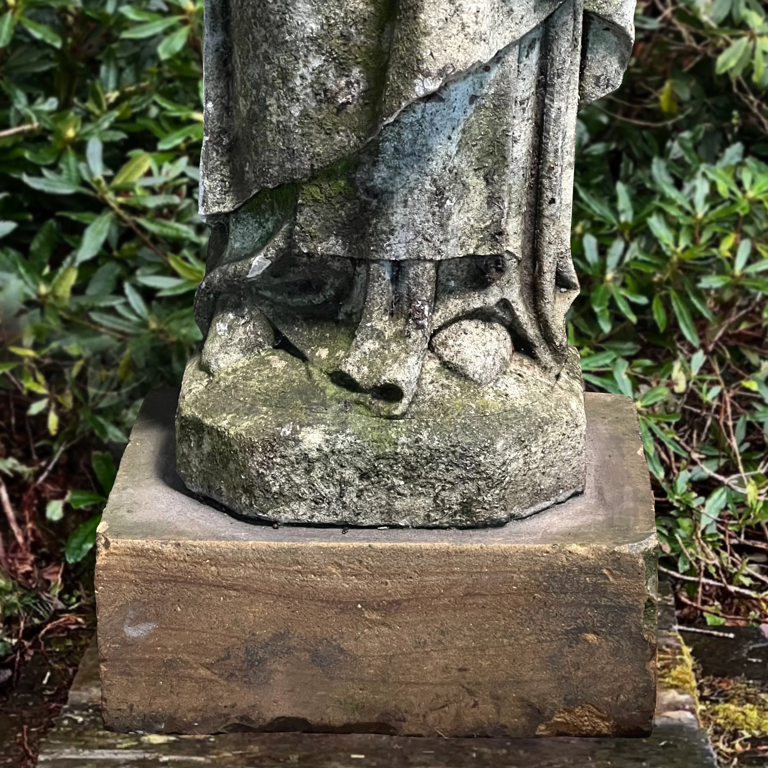 French Limestone Statue of the Madonna c.1780 - Image 21