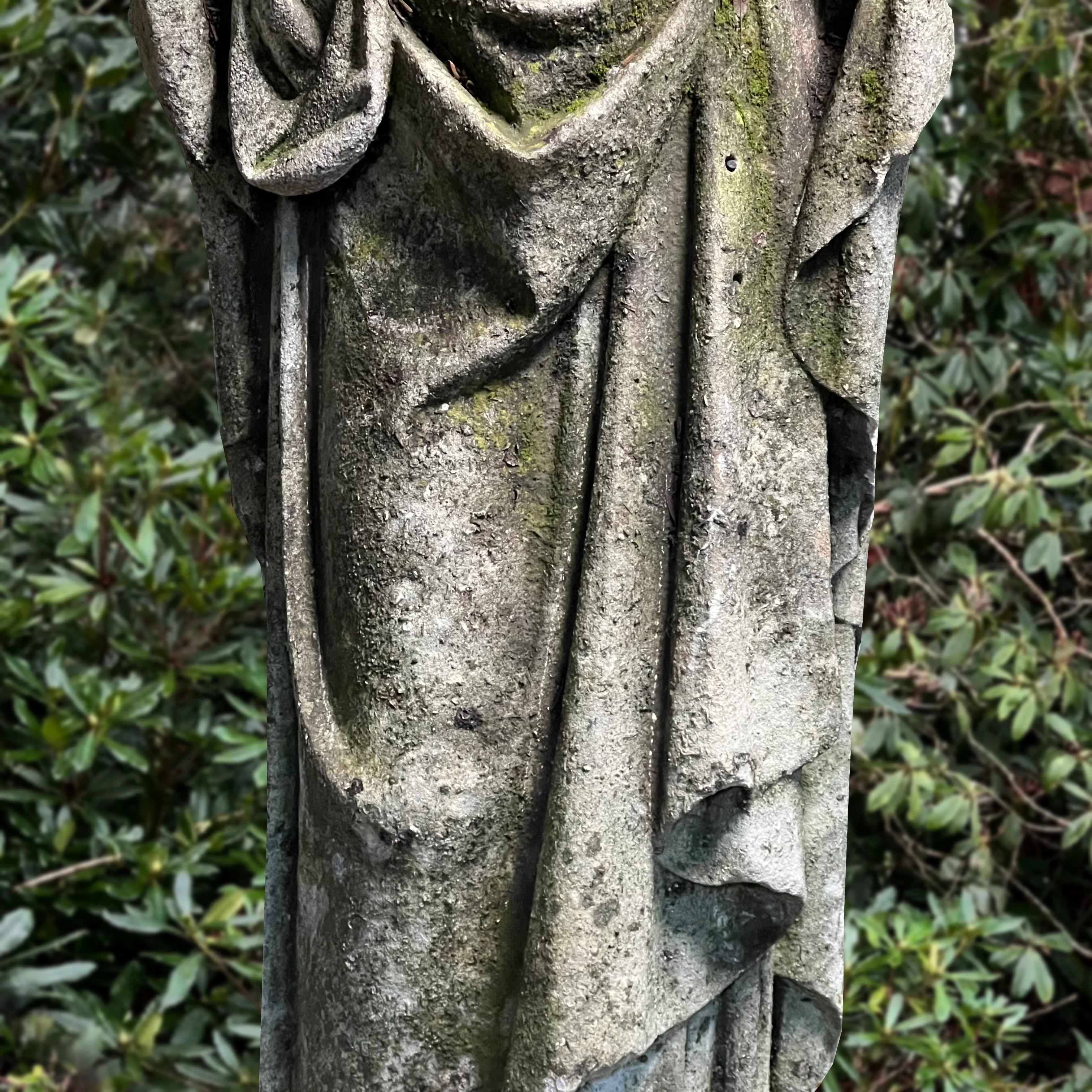 French Limestone Statue of the Madonna c.1780 - Image 23