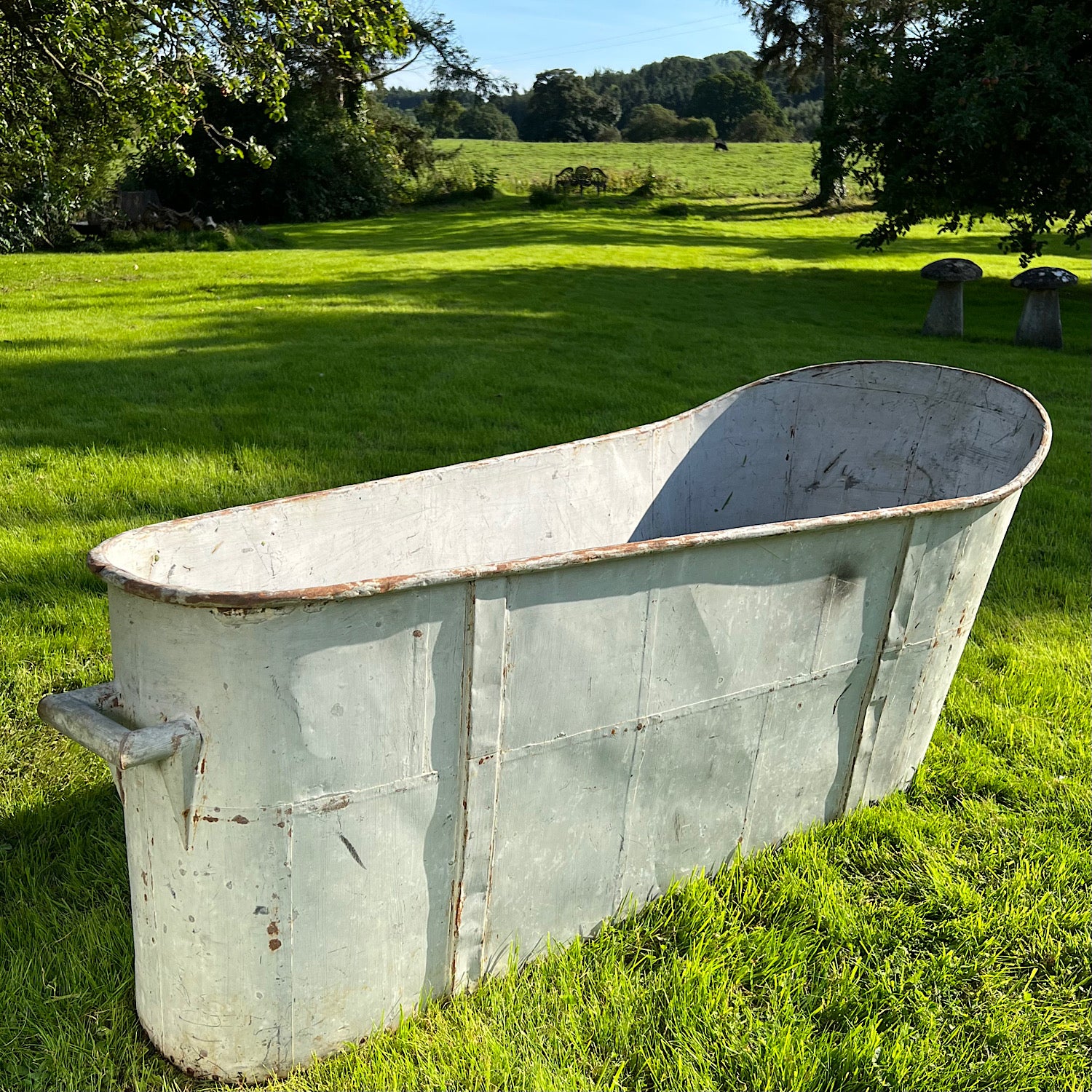 French Zinc Bath c.1880 - Image 5