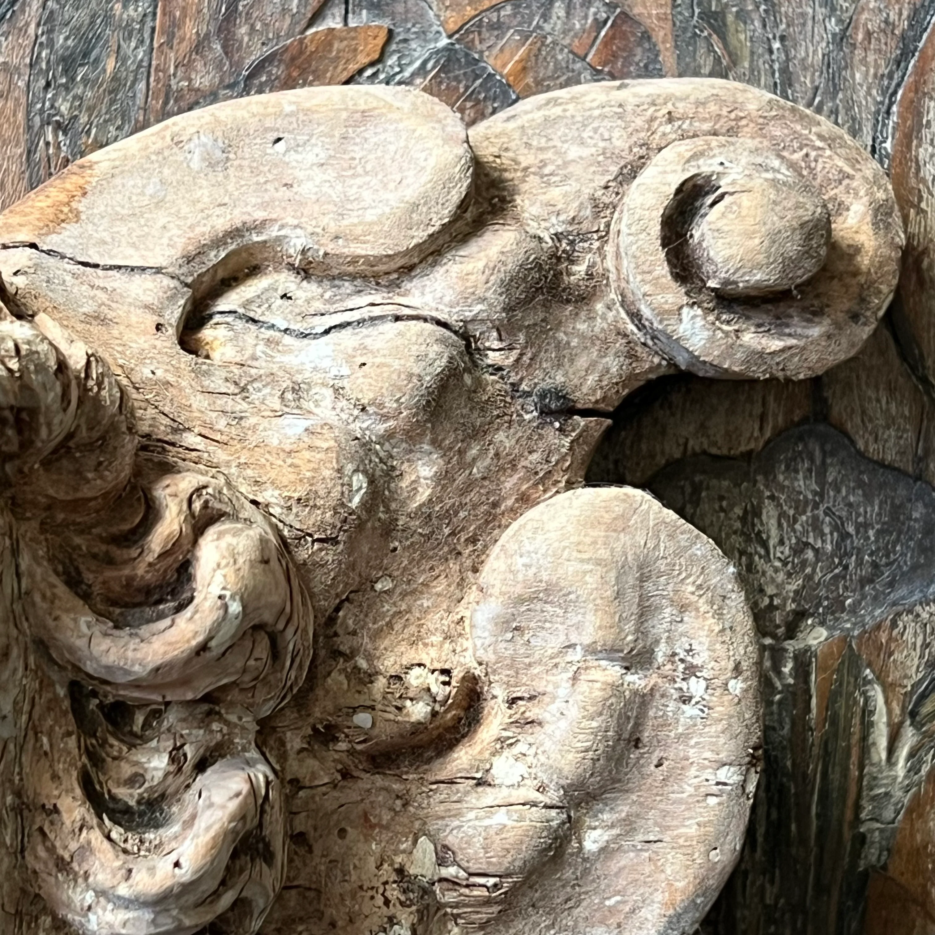 Italian Baroque Carved Limewood Cherub or Angel Carving with Acanthus Scrolls, c.1680–1720 - Image 4