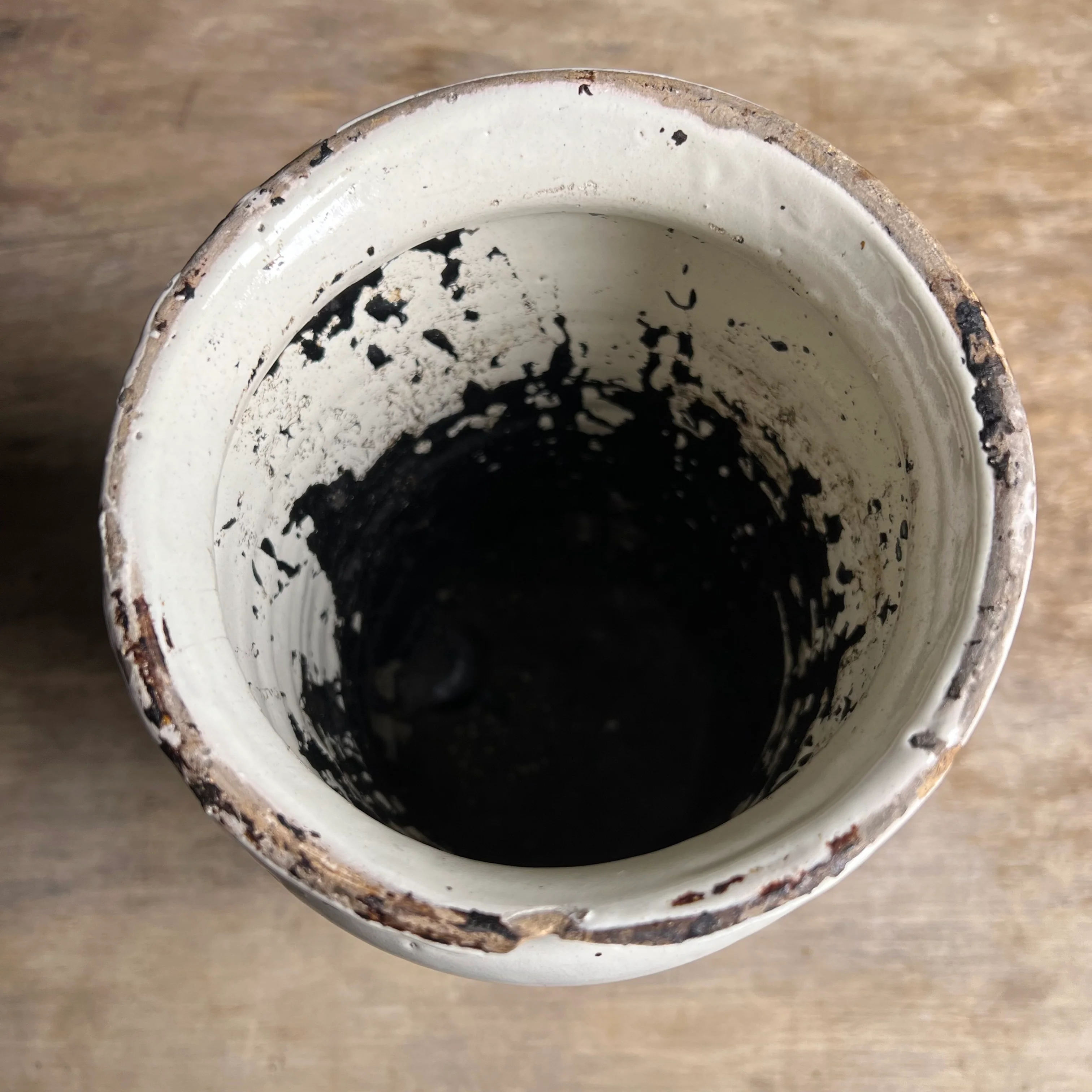 Large Italian Maiolica Albarello, Montelupo (Tuscany), late 17th / early 18th century c. 1690–1720 - Image 12