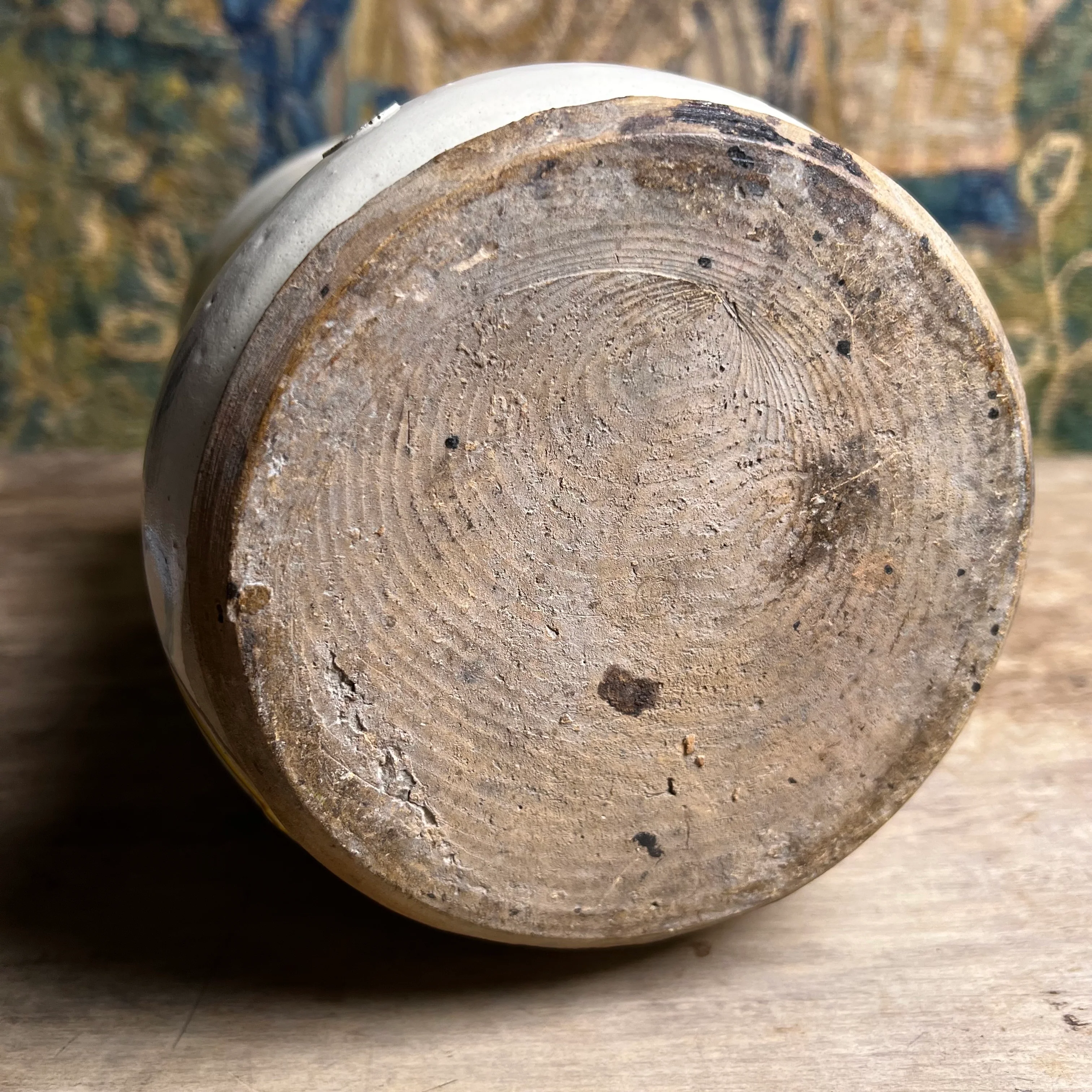 Large Italian Maiolica Albarello, Montelupo (Tuscany), late 17th / early 18th century c. 1690–1720 - Image 14