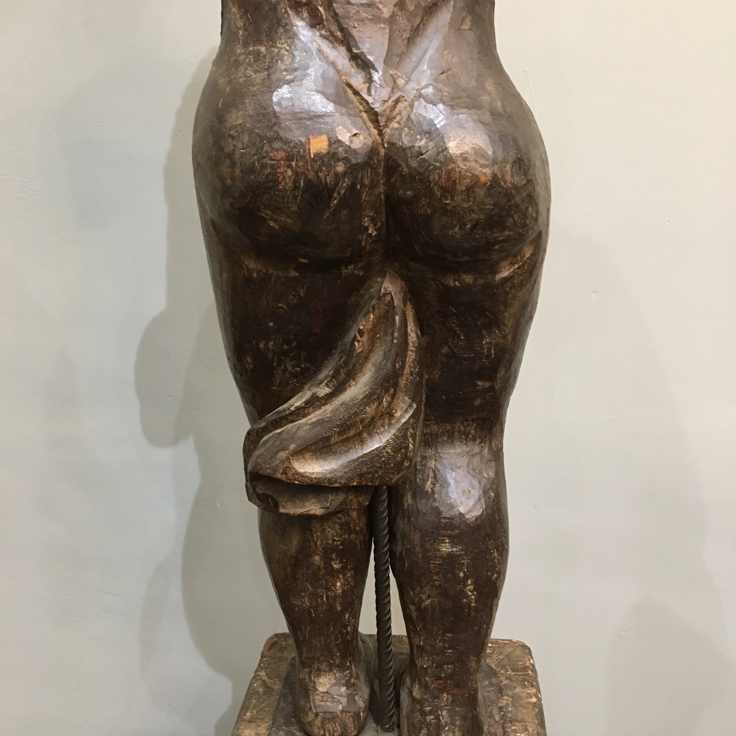 Large Wooden Putto Figure c.1750 - Image 8