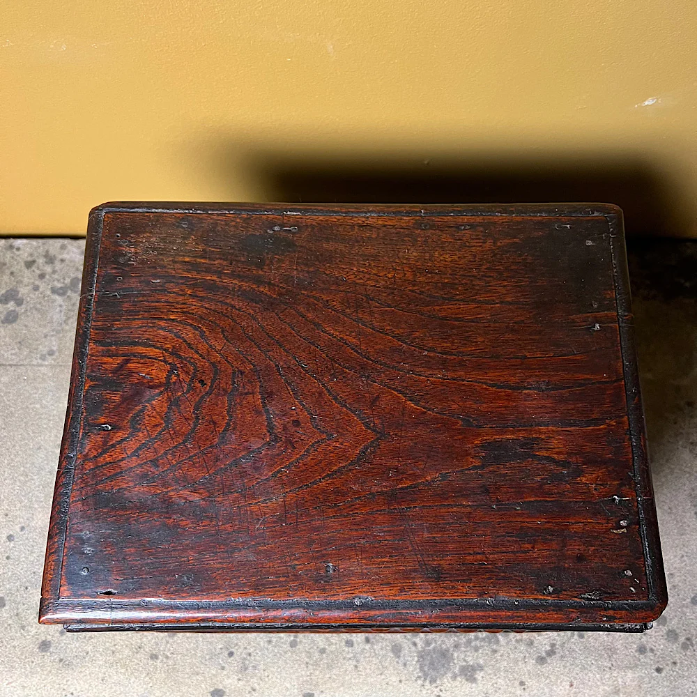 Late 17th Century Oak Jewel Box c.1680 - Image 3