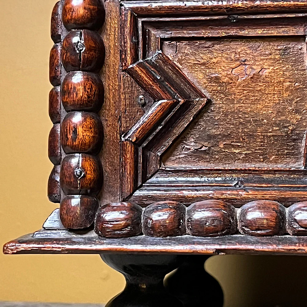 Late 17th Century Oak Jewel Box c.1680 - Image 5