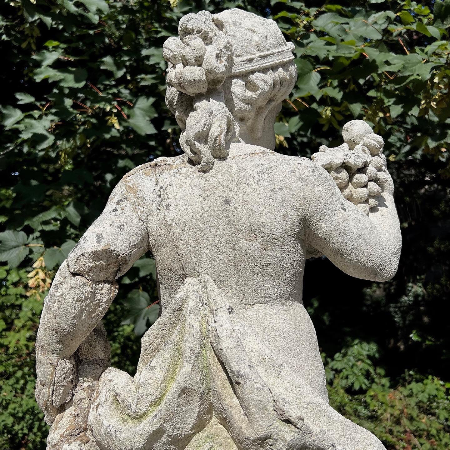 French Limestone Four Seasons Statues with Plinths c. Late 17th/Early 18th Century - Image 12