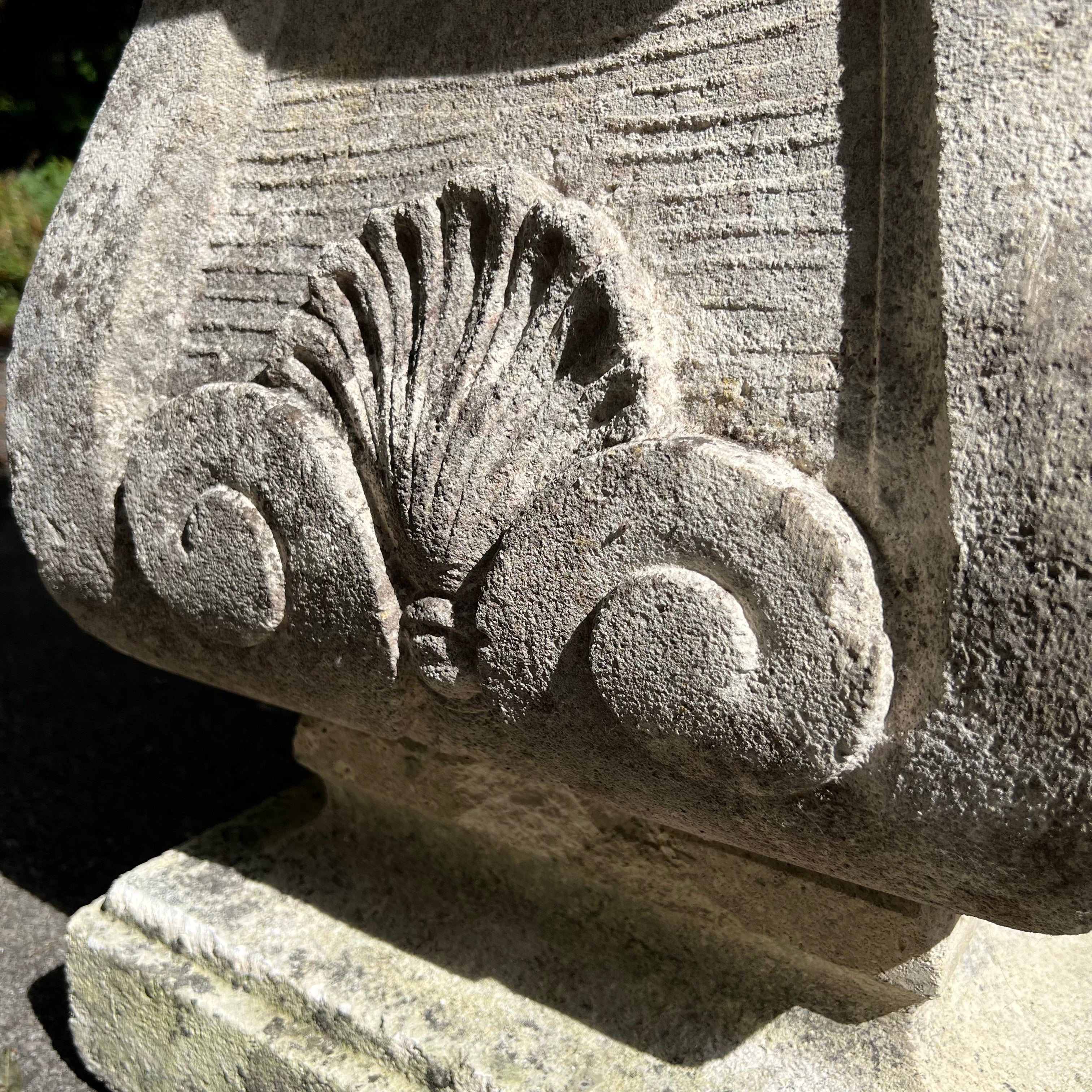 French Limestone Four Seasons Statues with Plinths c. Late 17th/Early 18th Century - Image 13