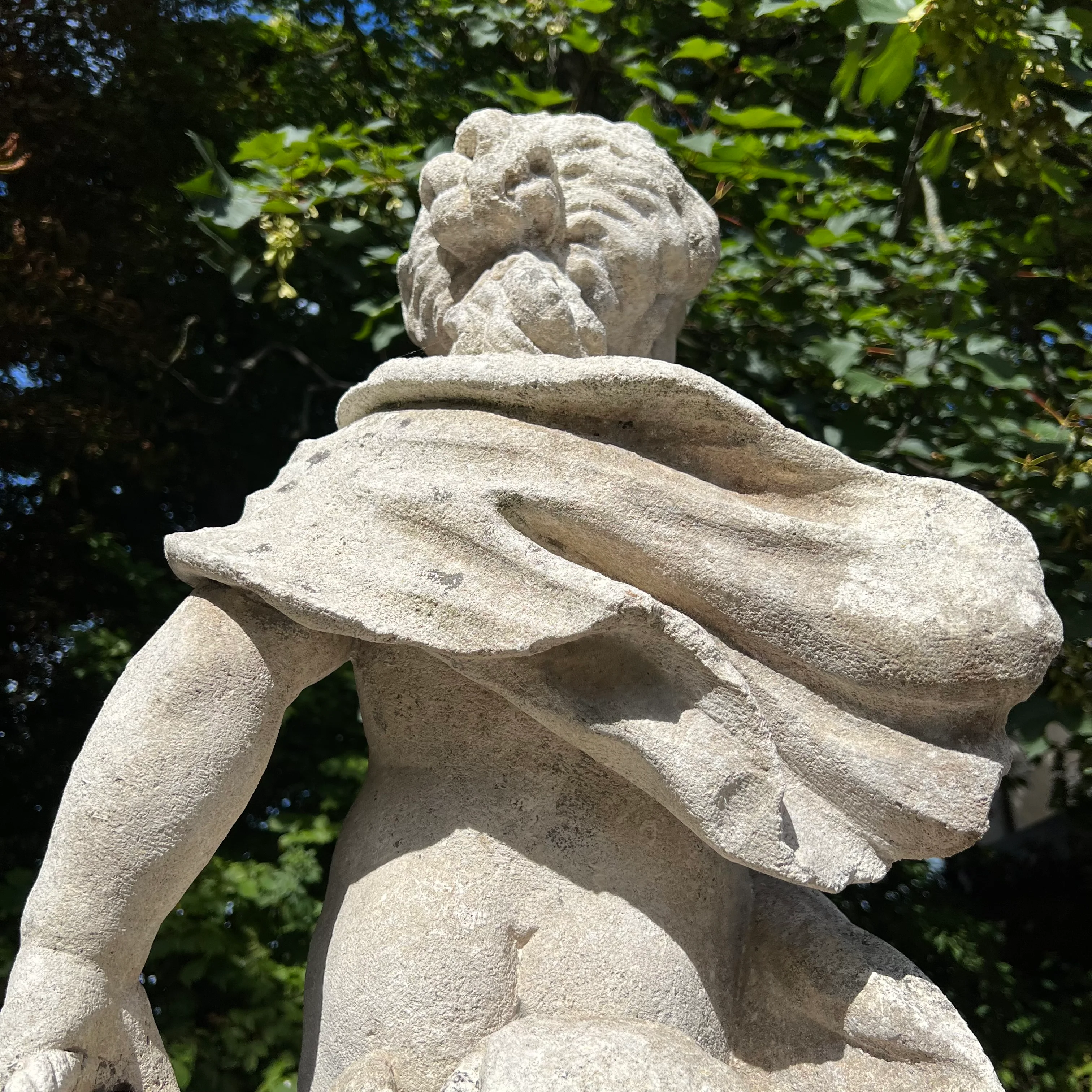 French Limestone Four Seasons Statues with Plinths c. Late 17th/Early 18th Century - Image 19