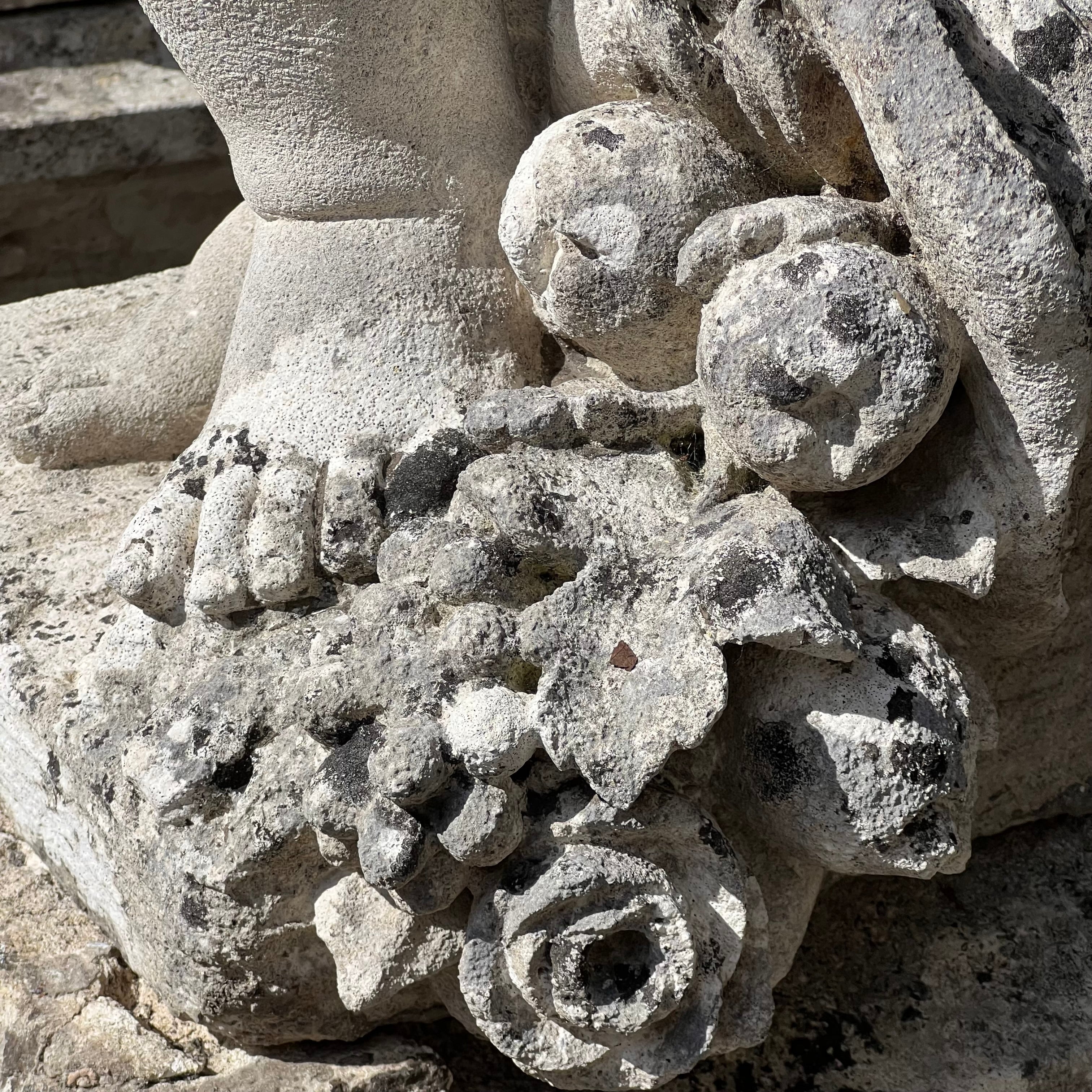 French Limestone Four Seasons Statues with Plinths c. Late 17th/Early 18th Century - Image 21