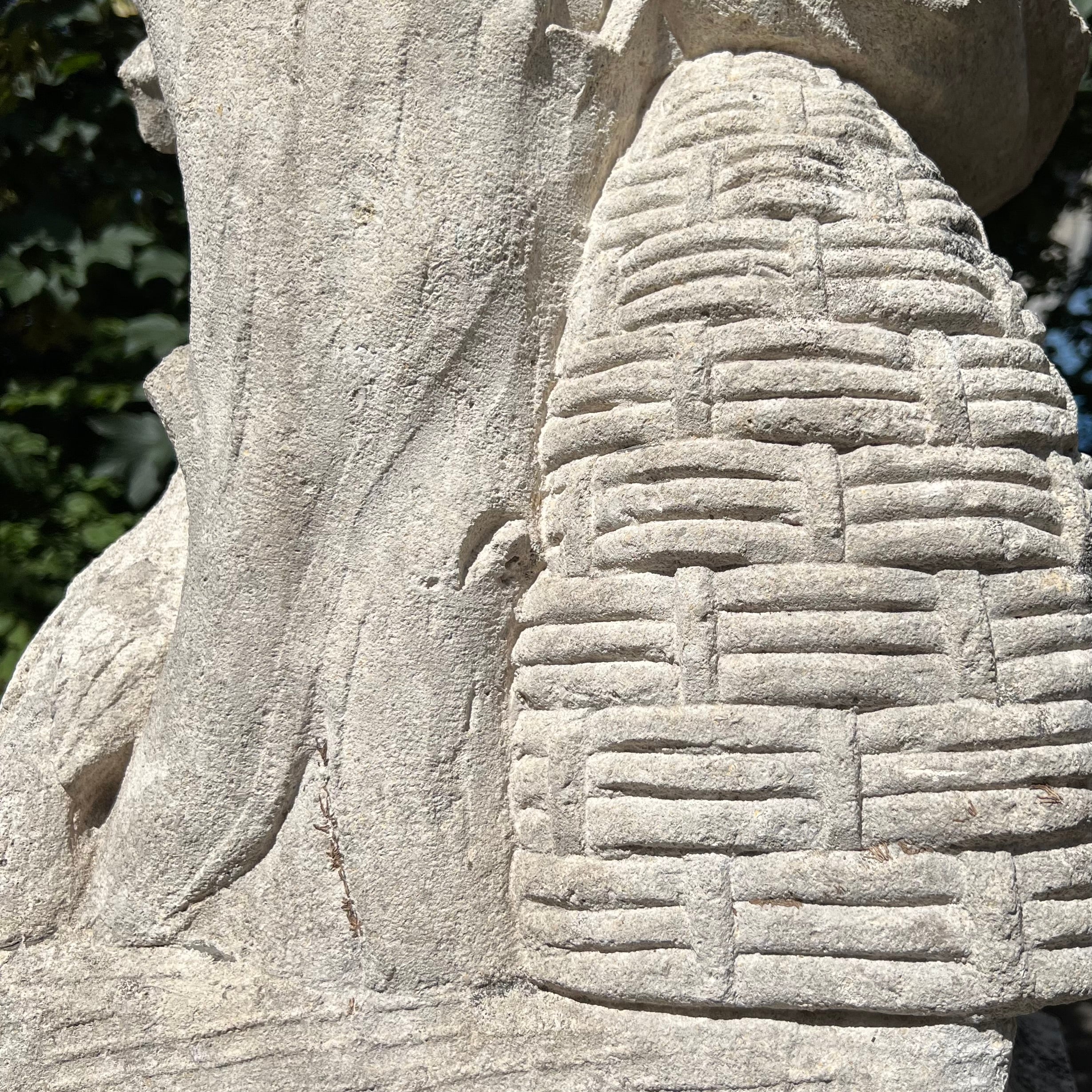 French Limestone Four Seasons Statues with Plinths c. Late 17th/Early 18th Century - Image 26
