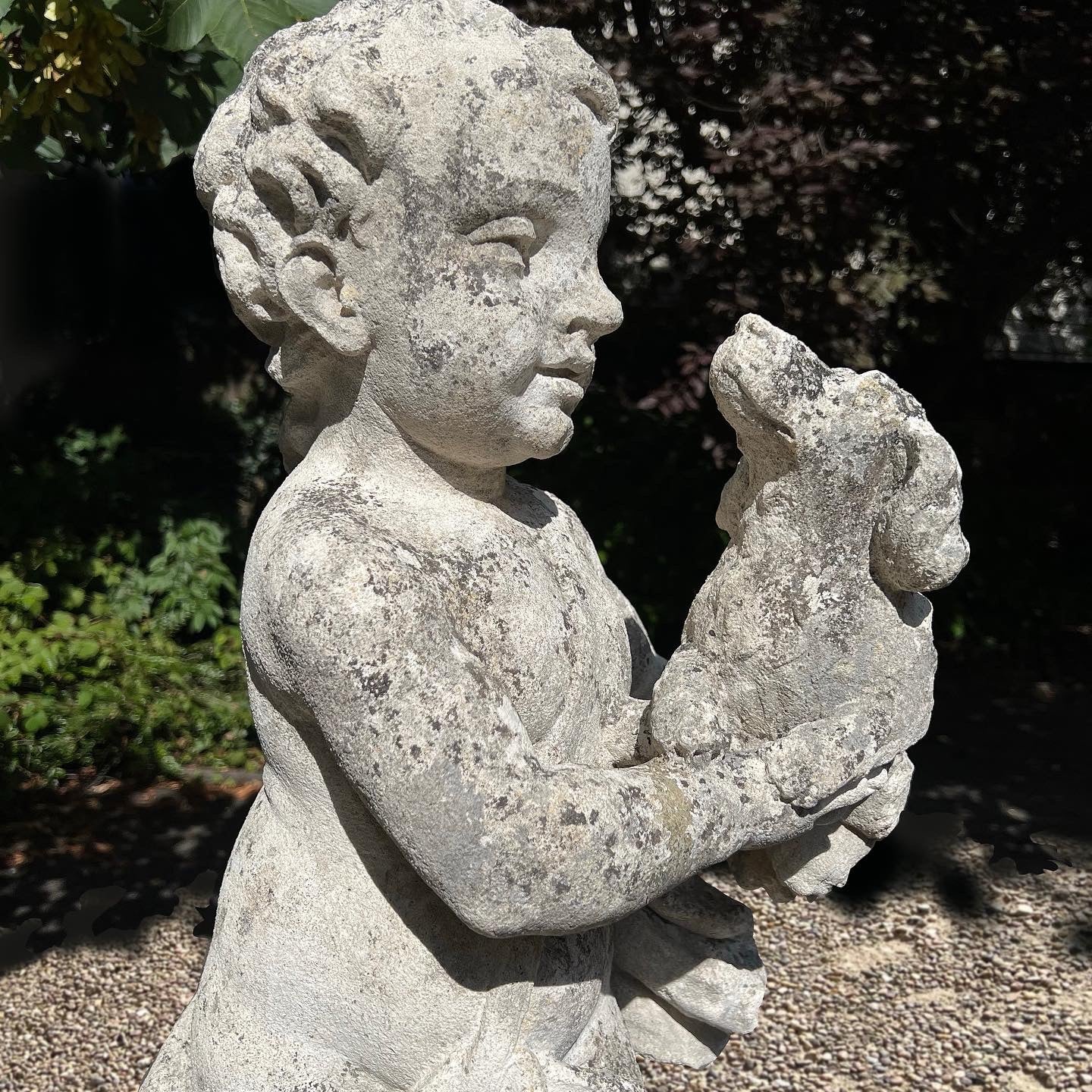 French Limestone Four Seasons Statues with Plinths c. Late 17th/Early 18th Century - Image 7