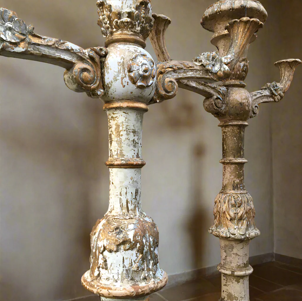 Louis XIV Torchères Candelabra late 17th/early 18th Century - Image 4