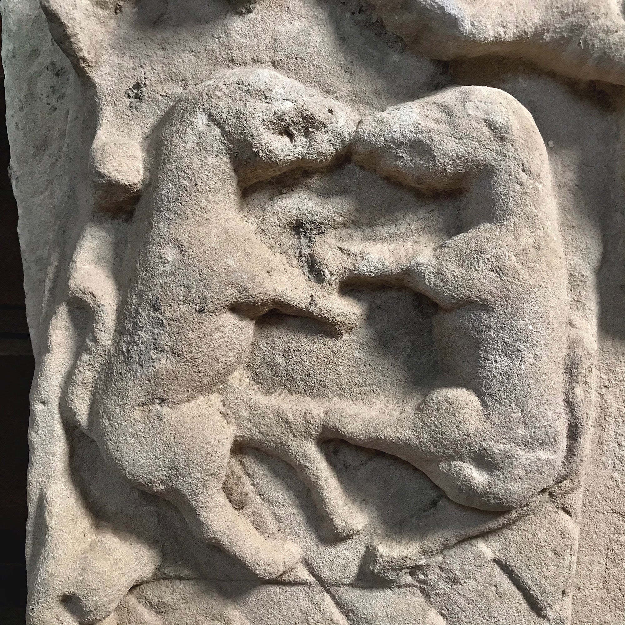 Monumental Spanish Carved Stone Heraldic Shield 16th Century - Image 3