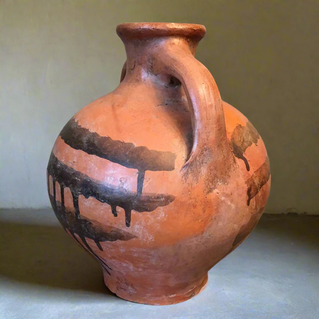 Terracotta Jug/Pitcher Vessel ‘Cantaros’ from Calanda, Aragon c.1750s - Image 10