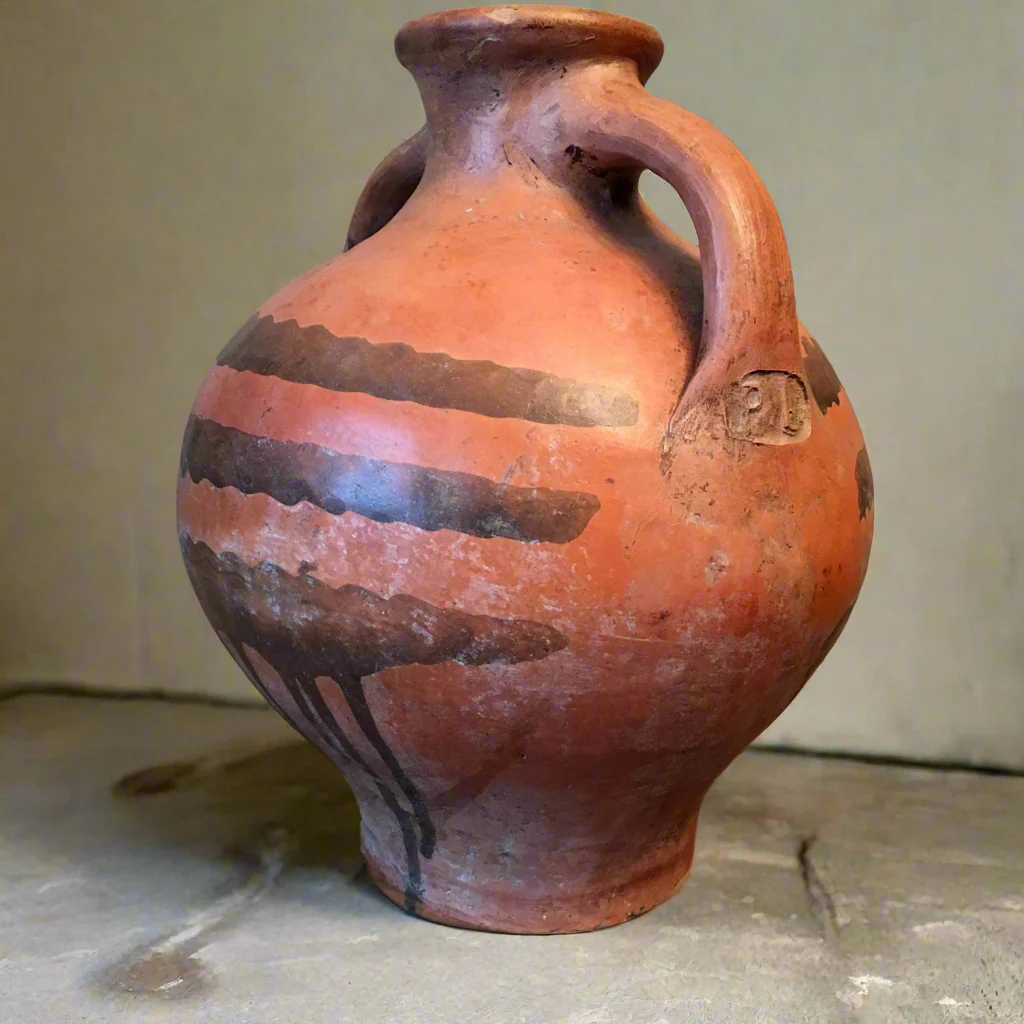 Terracotta Jug/Pitcher Vessel ‘Cantaros’ from Calanda, Aragon c.1750s - Image 9