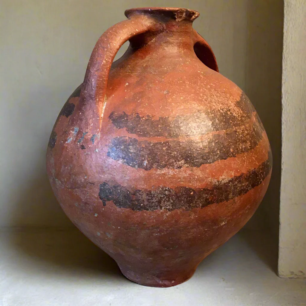 Terracotta Jug/Pitcher Vessel ‘Cantaros’ from Calanda, Aragon c.1750s - Image 6
