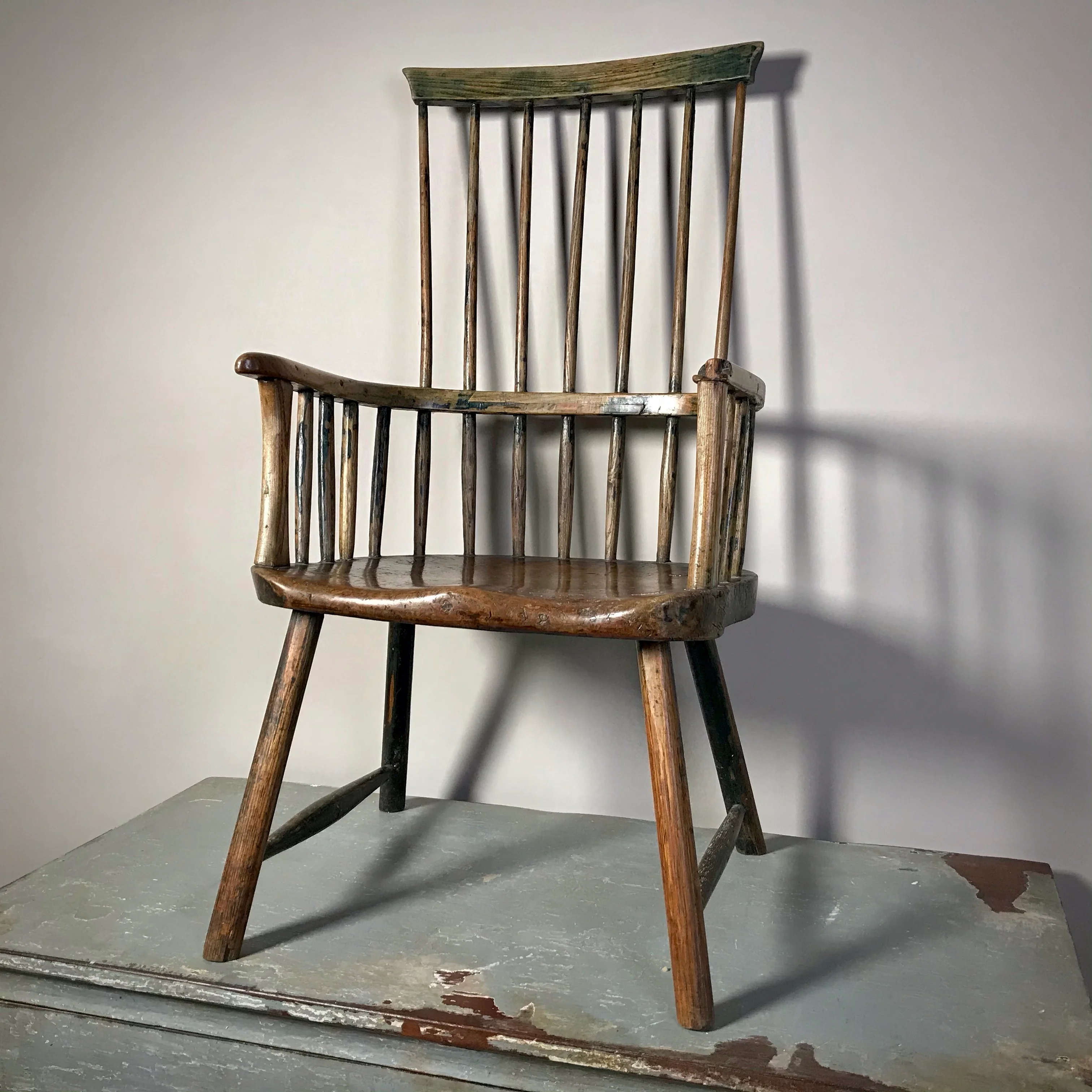 Early Yorkshire Windsor Chair c.1780 - Image 4