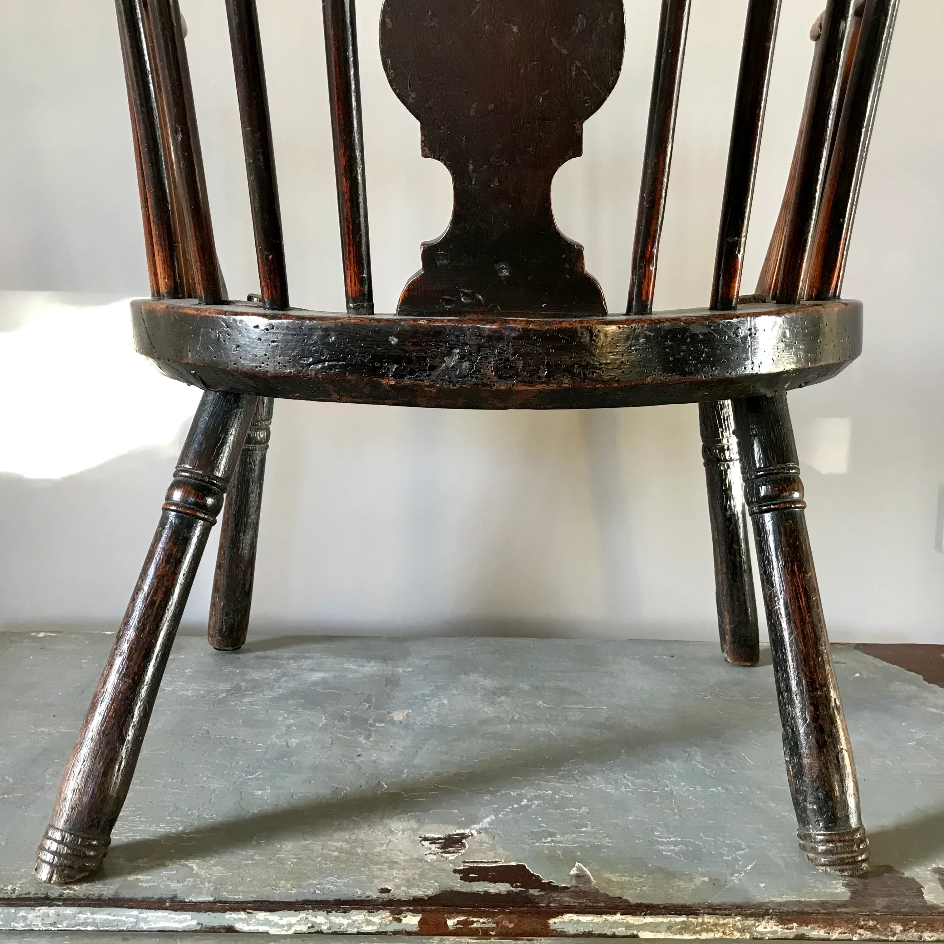 Rare Welsh Comb Back Windsor Armchair c.1780 - Image 10