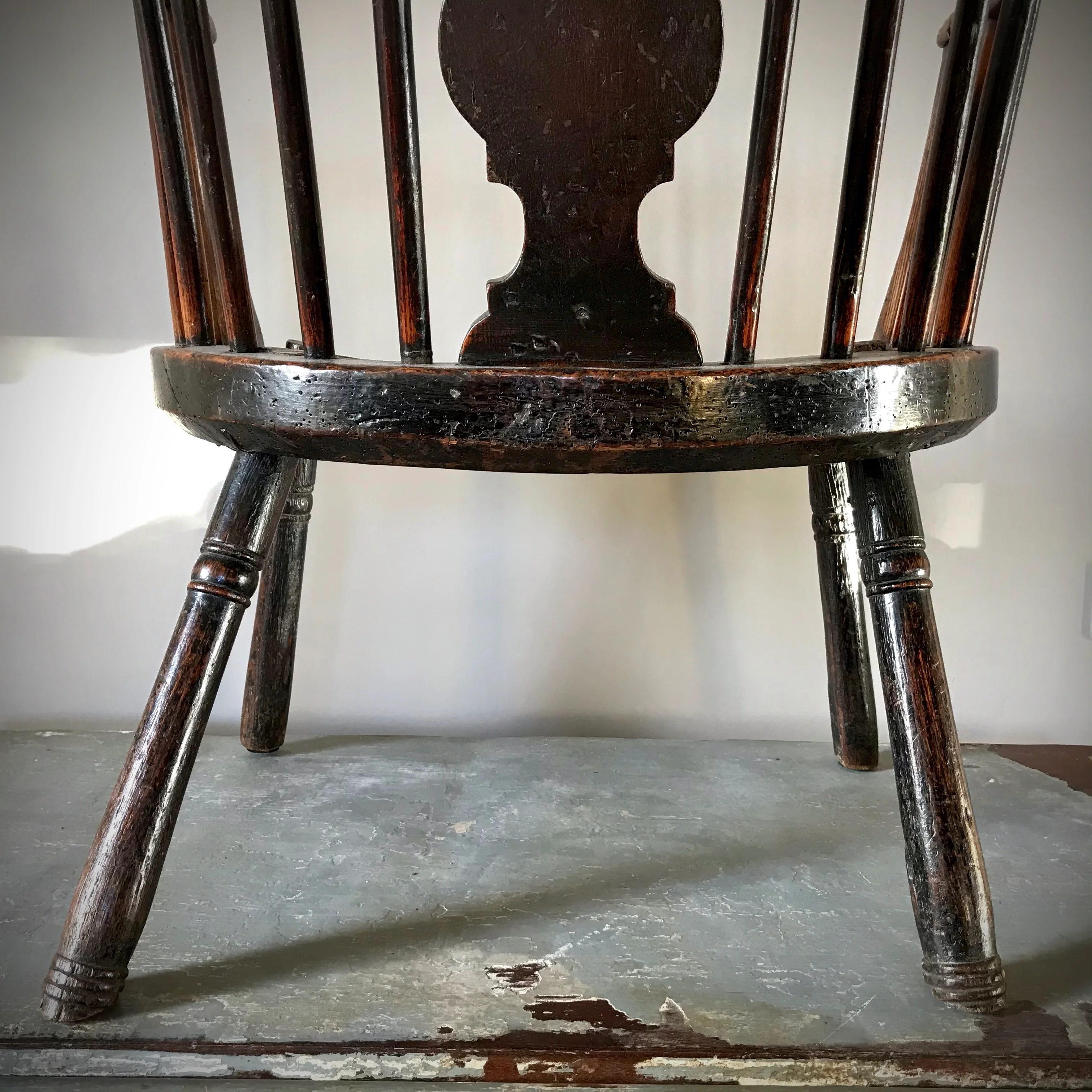 Rare Welsh Comb Back Windsor Armchair c.1780 - Image 11