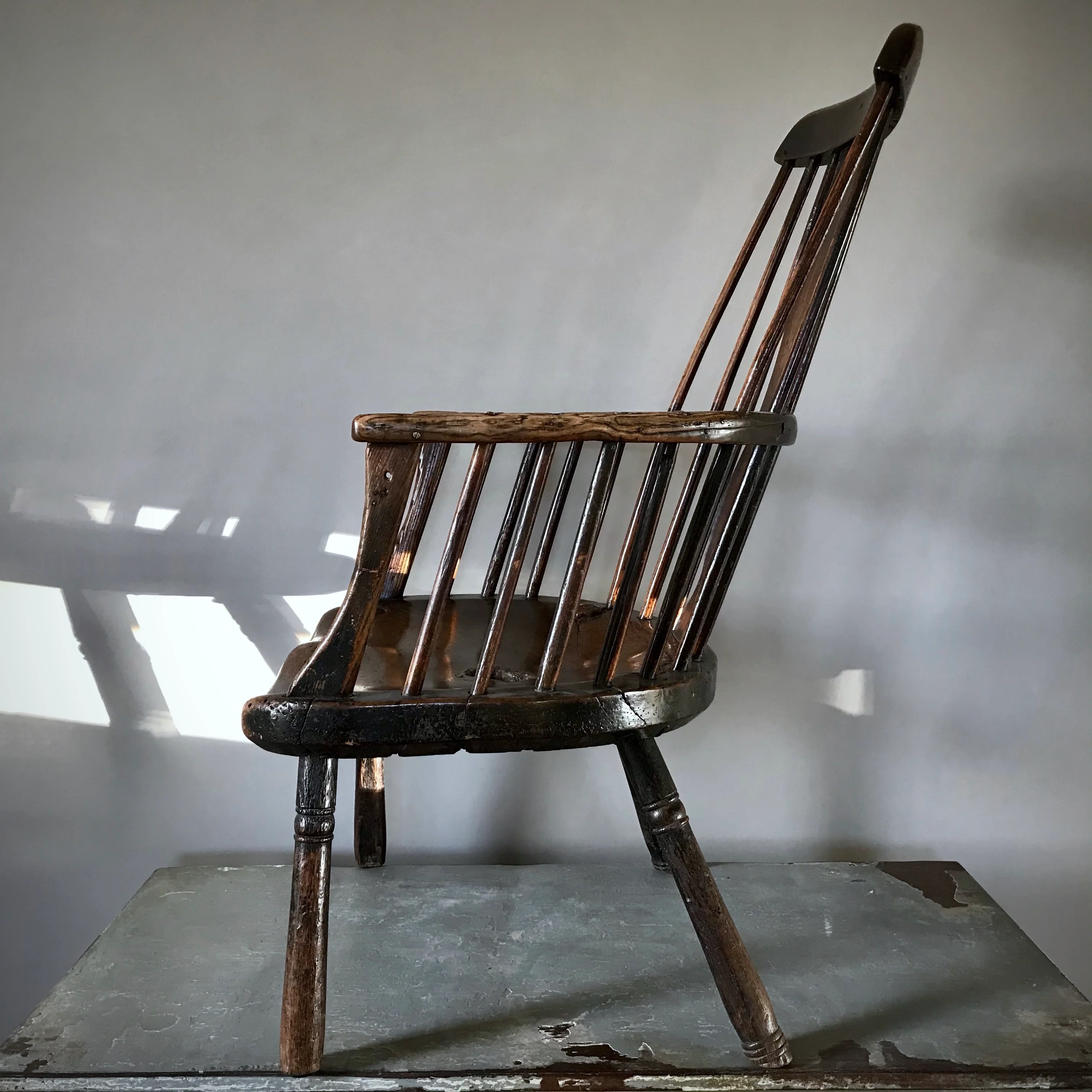 Rare Welsh Comb Back Windsor Armchair c.1780 - Image 12