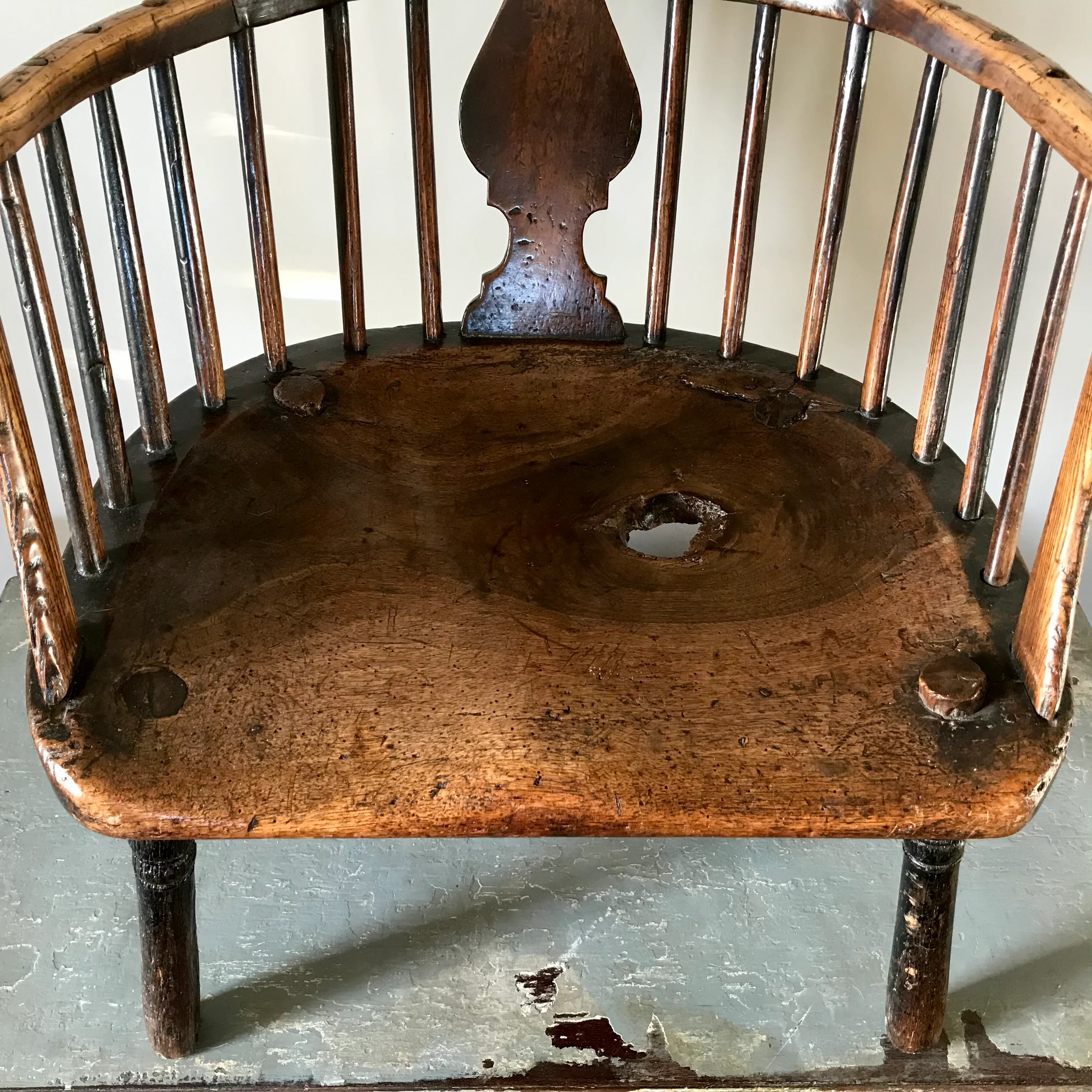Rare Welsh Comb Back Windsor Armchair c.1780 - Image 13