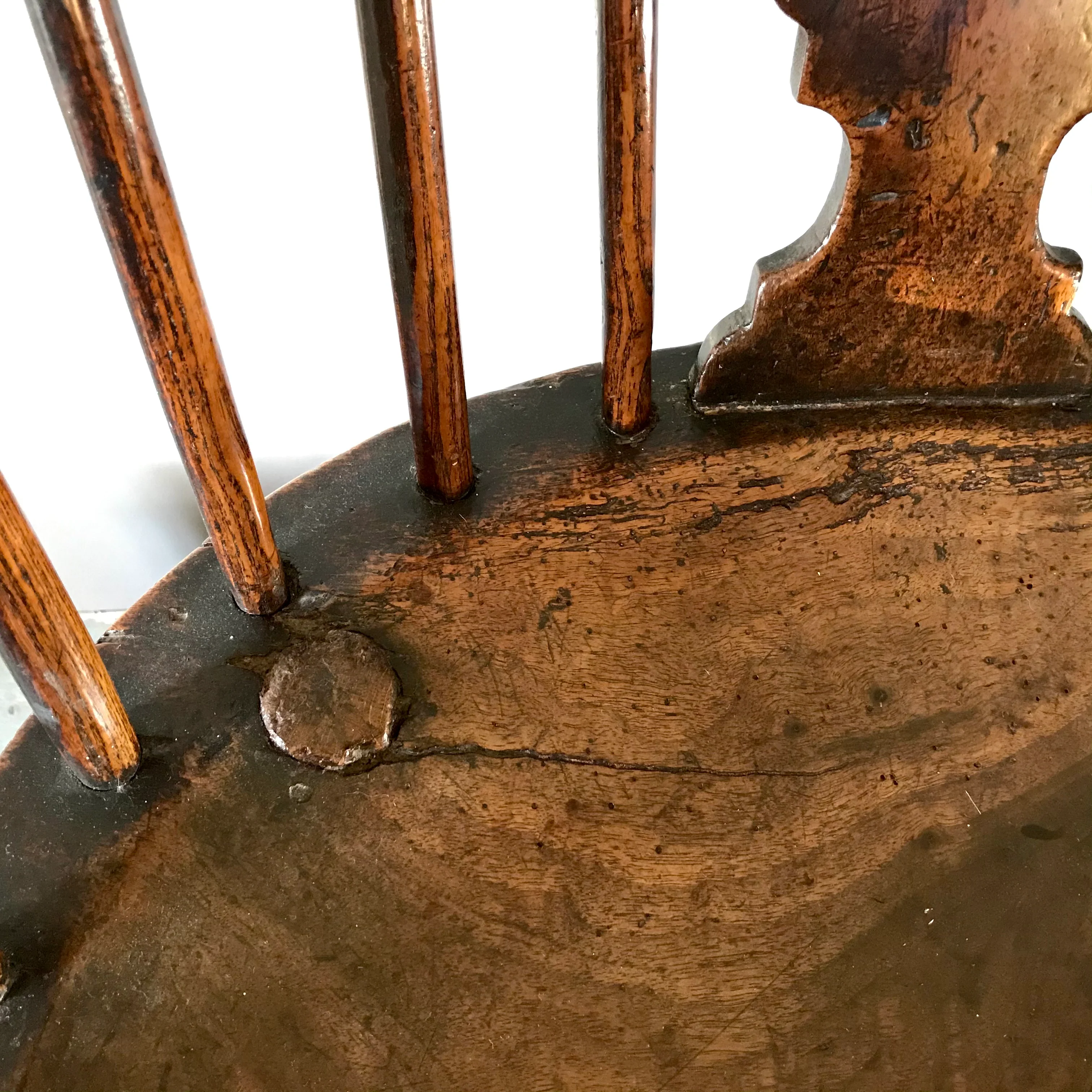 Rare Welsh Comb Back Windsor Armchair c.1780 - Image 14