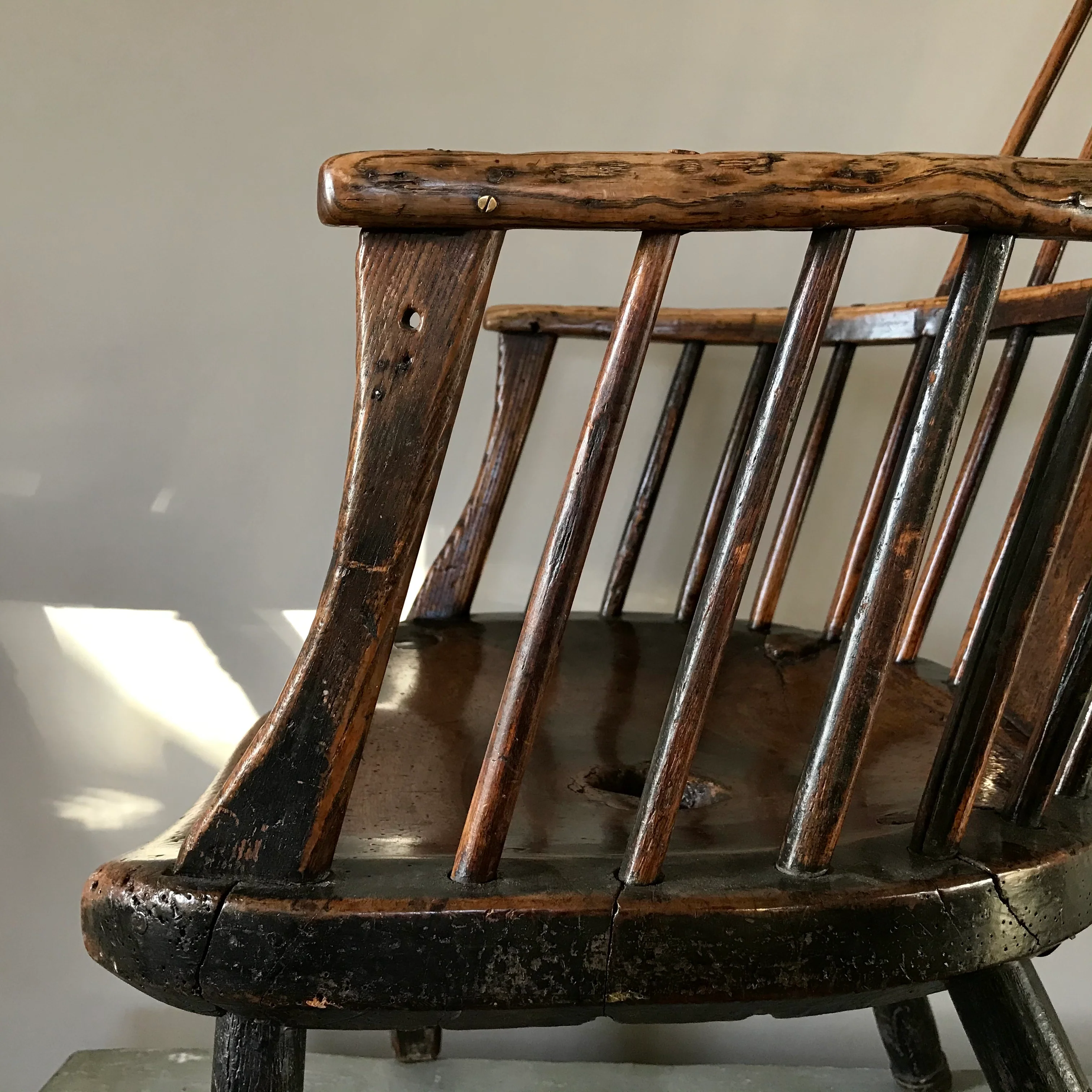 Rare Welsh Comb Back Windsor Armchair c.1780 - Image 15