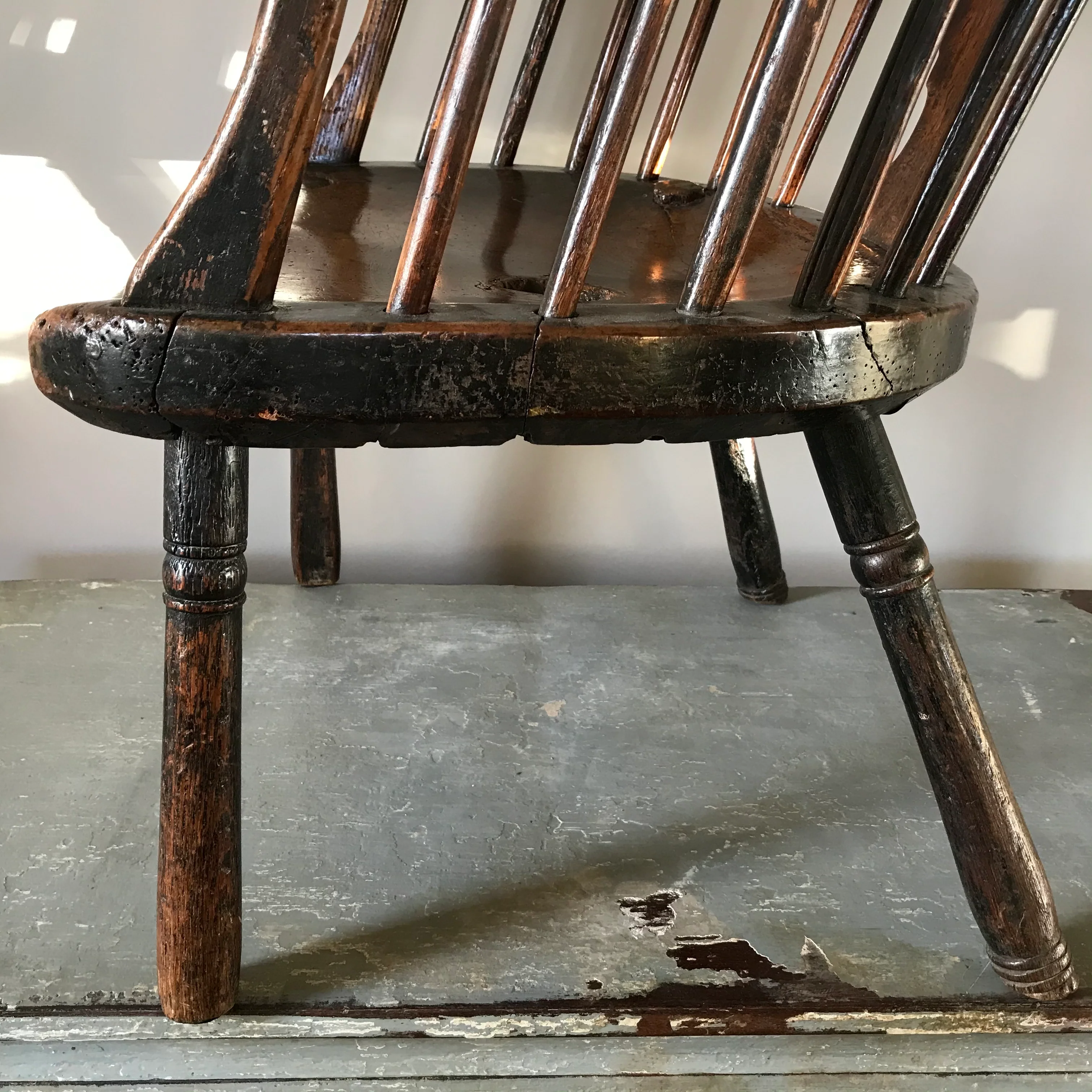 Rare Welsh Comb Back Windsor Armchair c.1780 - Image 16