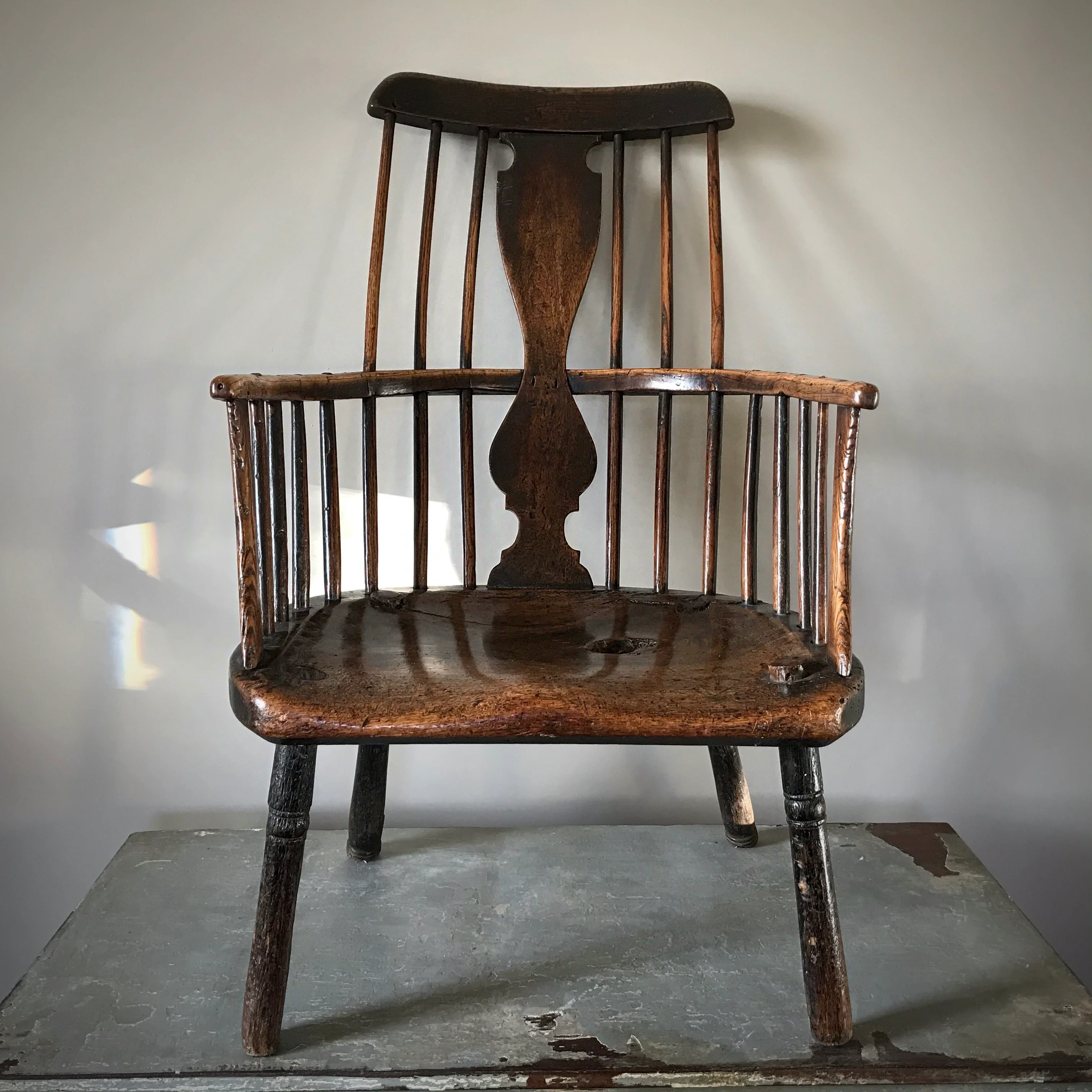 Rare Welsh Comb Back Windsor Armchair c.1780 - Image 28