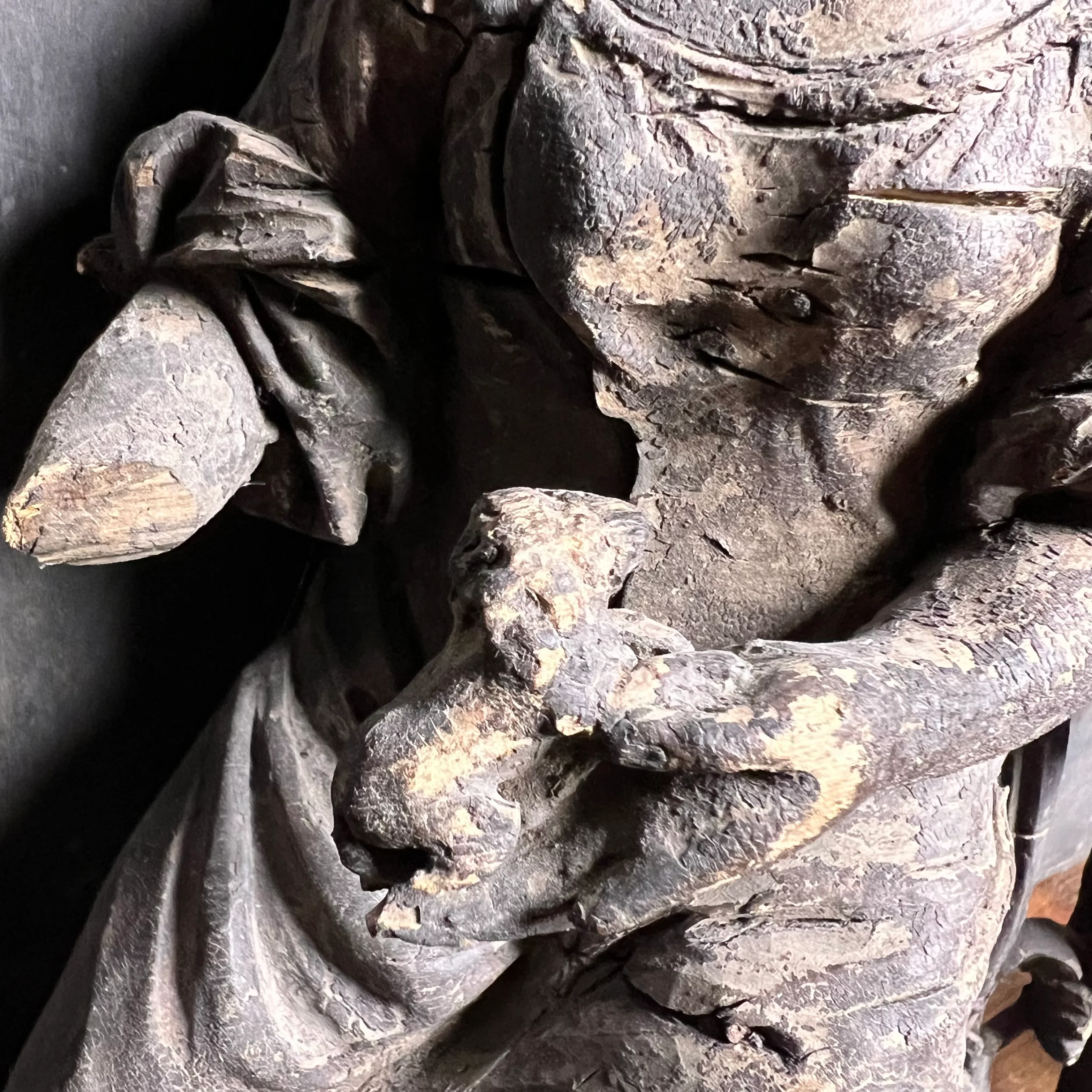 Baroque Limewood Relief with Angel, Lamb and Allegorical Figures, c.1650–1720 - Image 10