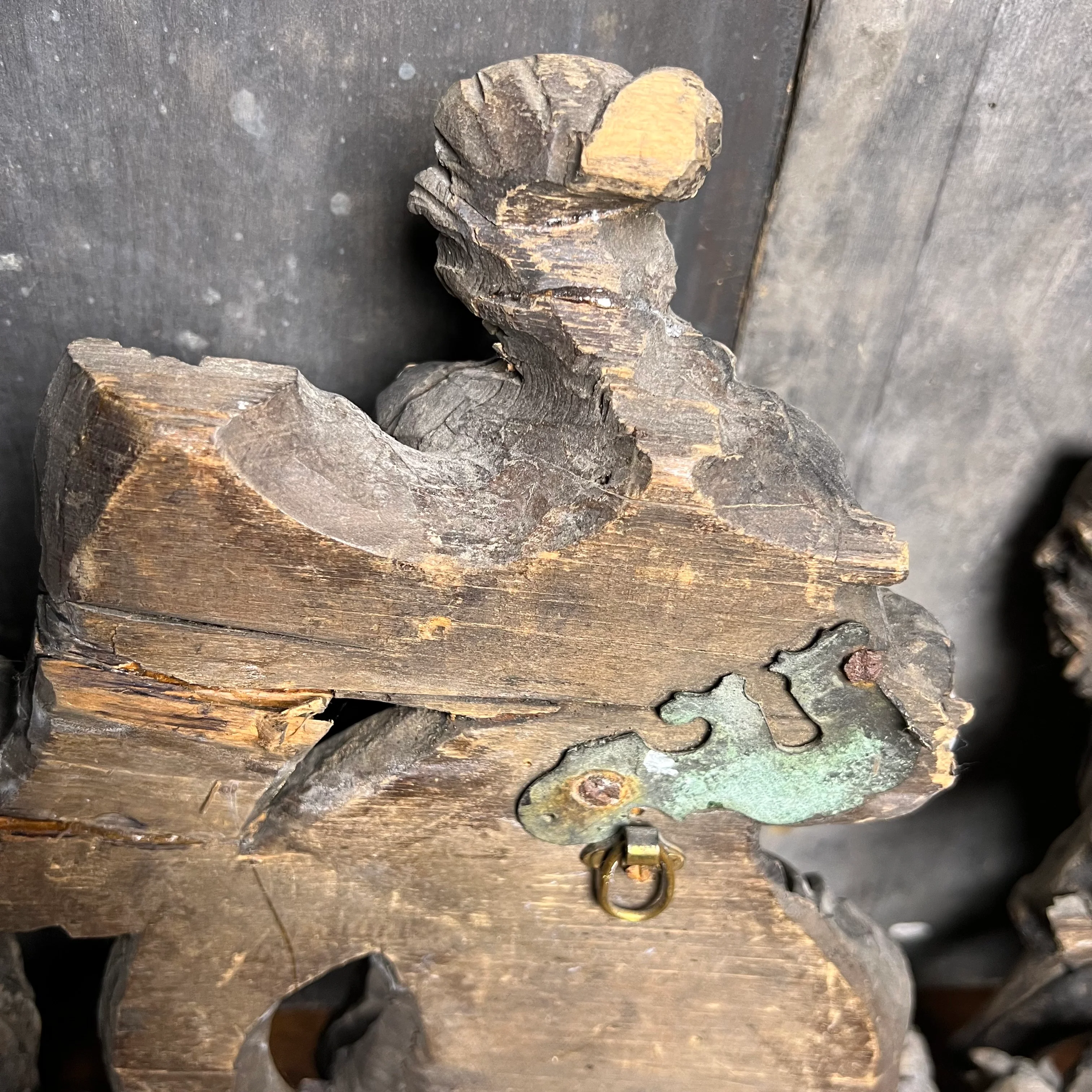 Baroque Limewood Relief with Angel, Lamb and Allegorical Figures, c.1650–1720 - Image 21