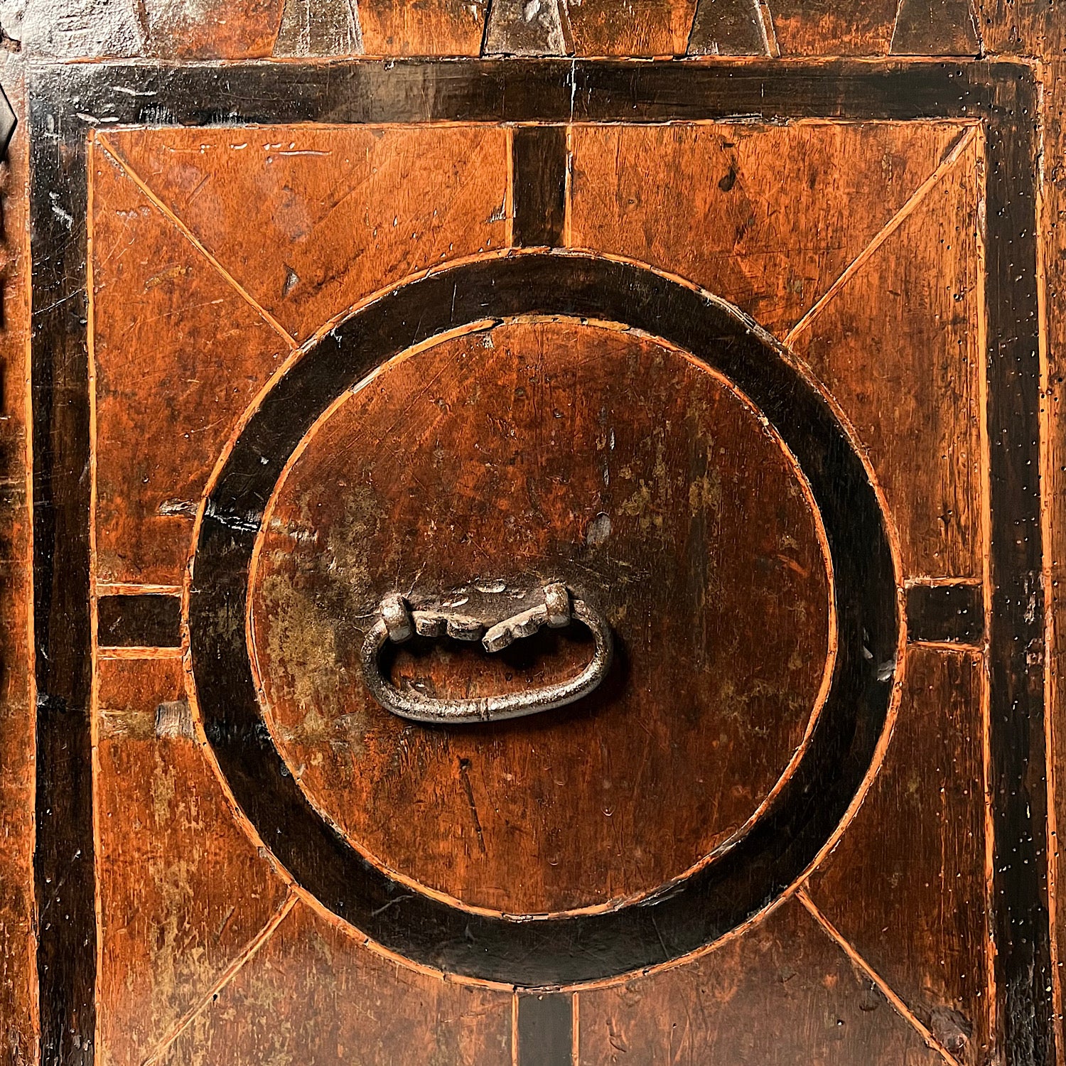 Renaissance Walnut Geometrically Inlaid Vargueno/Bargueno c.1530-1550. - Image 14