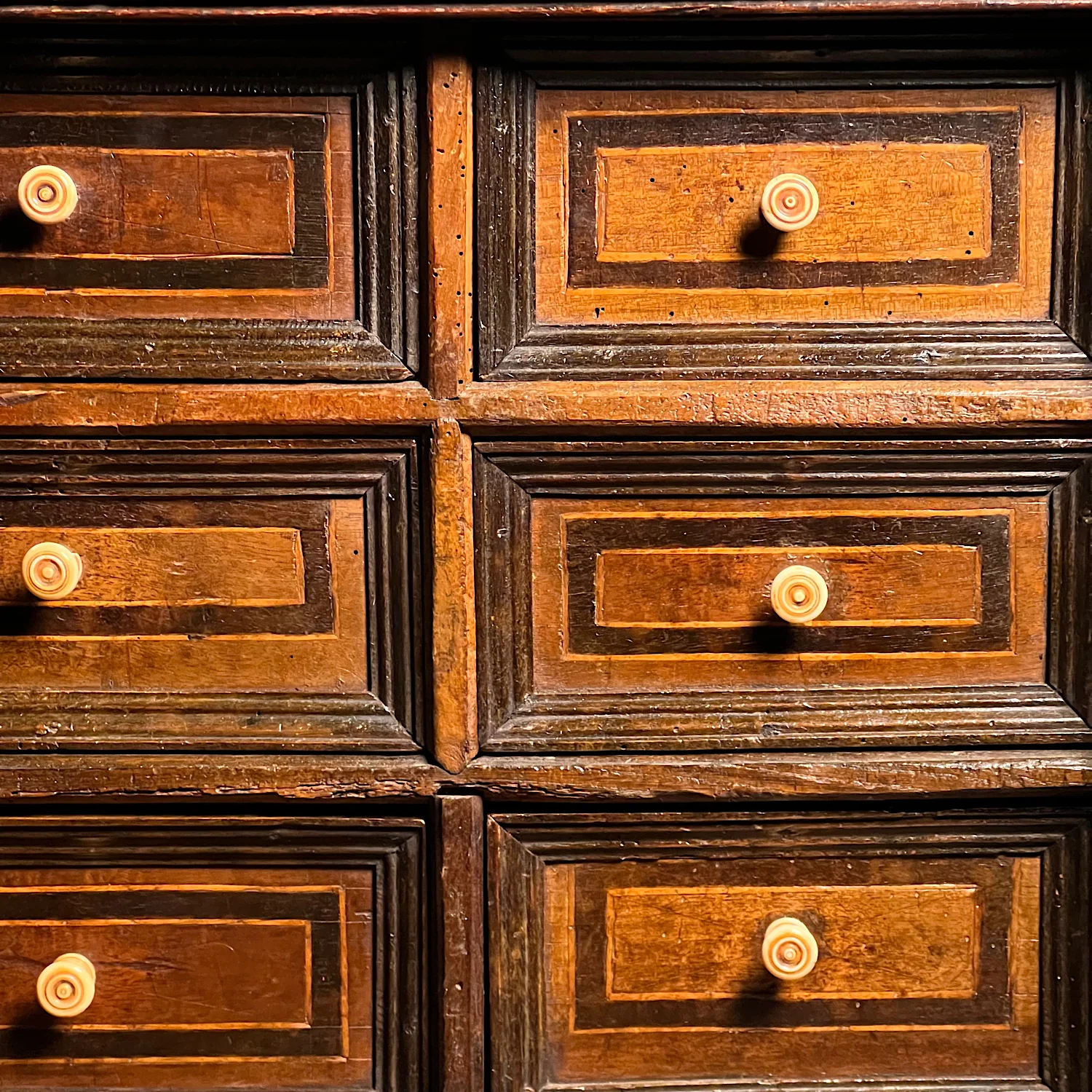 Renaissance Walnut Geometrically Inlaid Vargueno/Bargueno c.1530-1550. - Image 21