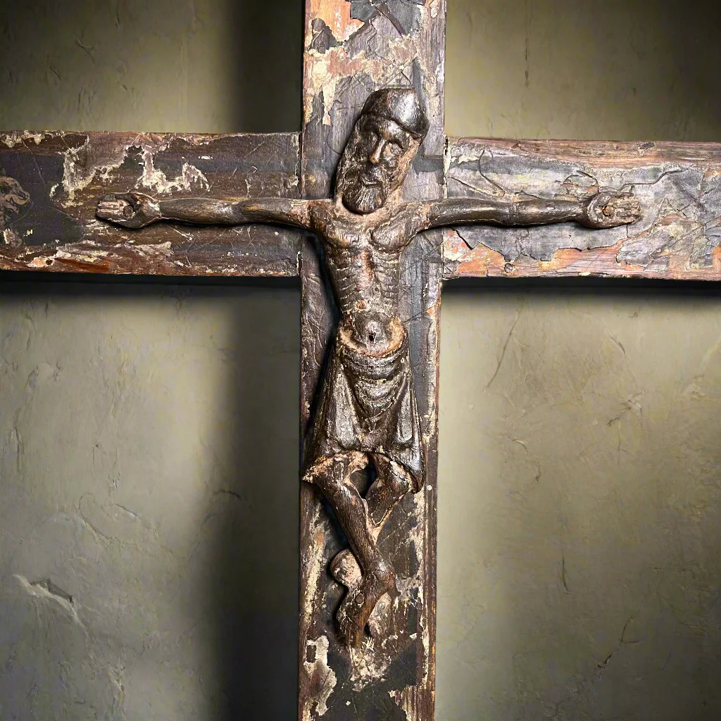 Romanesque Crucifixion – North Italian, c.1180–1230 ("The Spencer Crucifixion") - Image 13