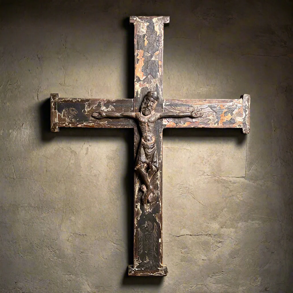 Romanesque Crucifixion – North Italian, c.1180–1230 ("The Spencer Crucifixion") - Image 9