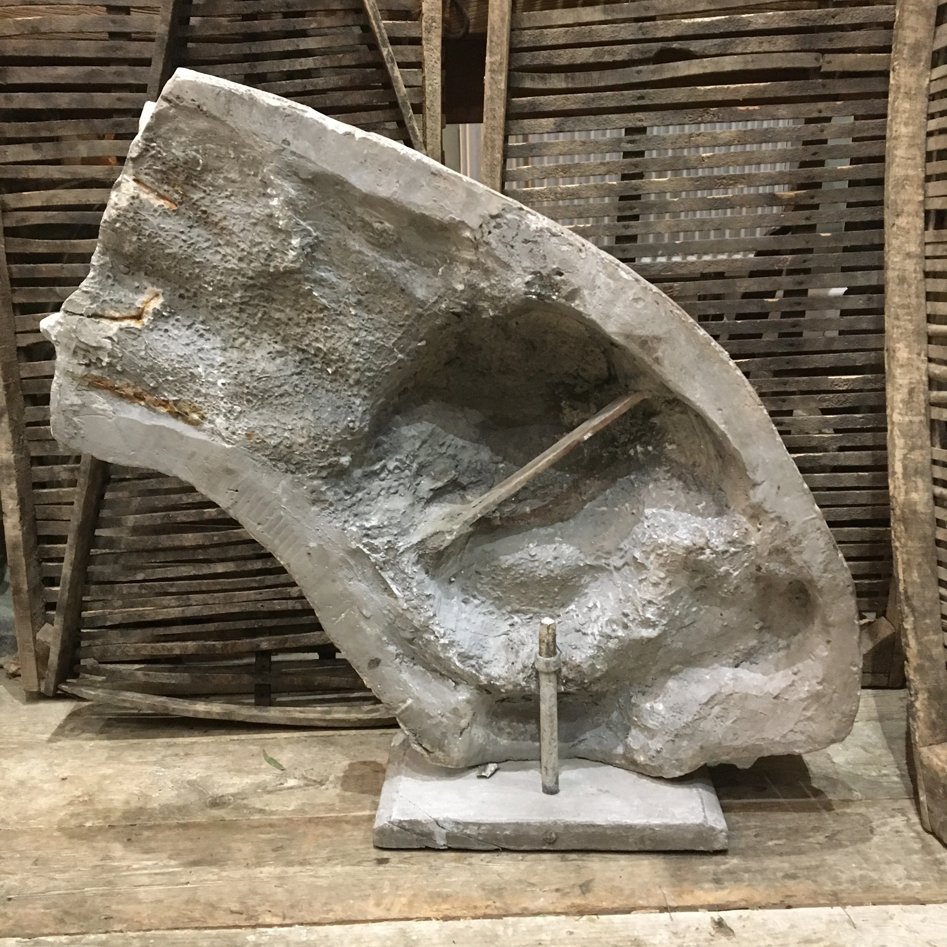 Italian Plaster Satyr Mask Sculpture - Image 8