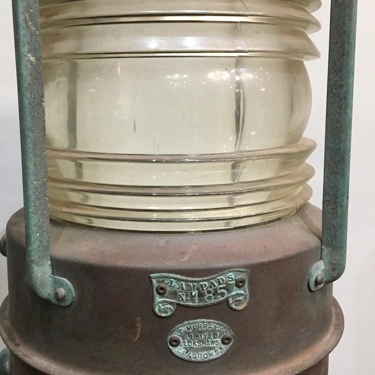 Ships Anchor Lantern by R. C. Murray & Co. c1920 - Image 5