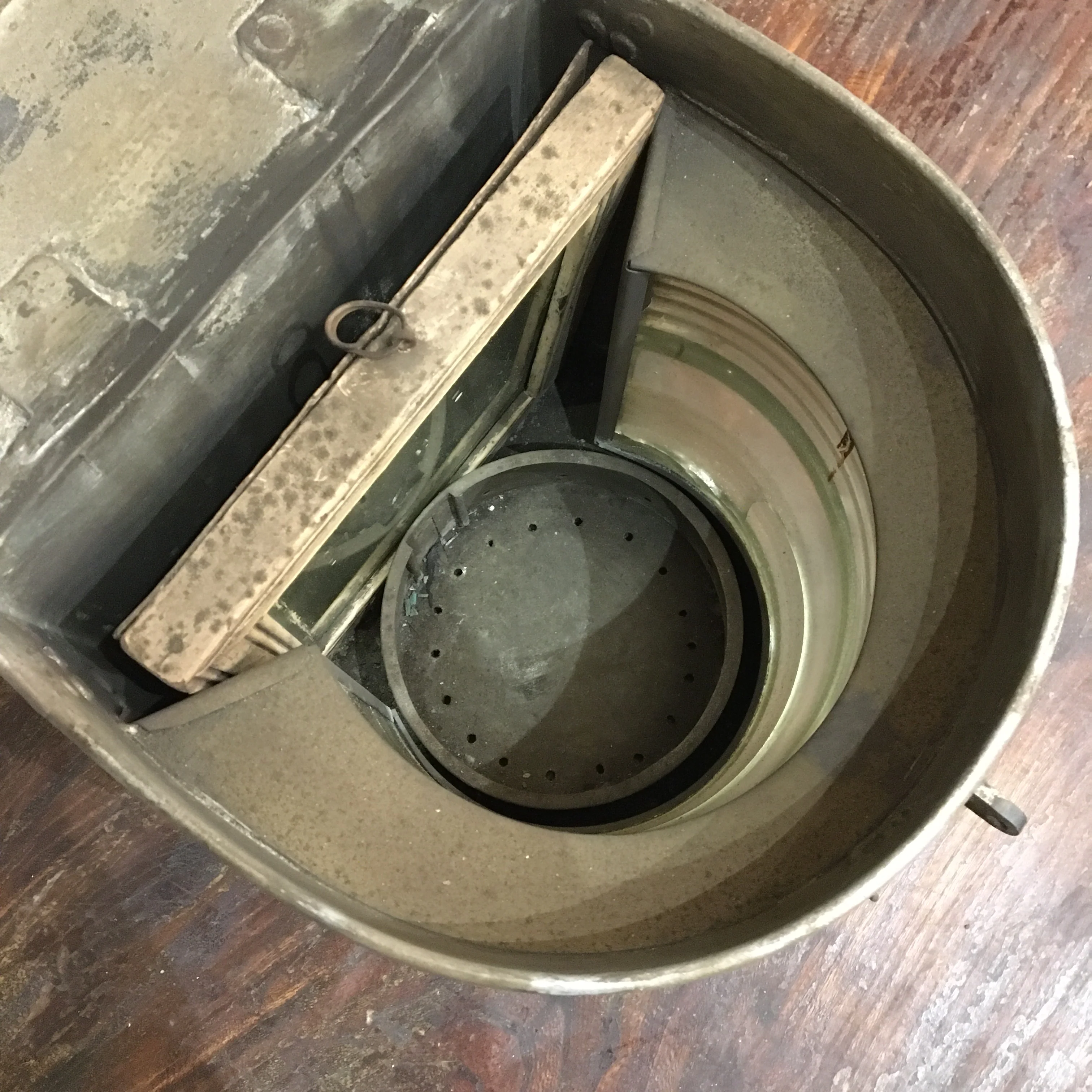 Ship’s Masthead Galvanised Lantern - Image 6